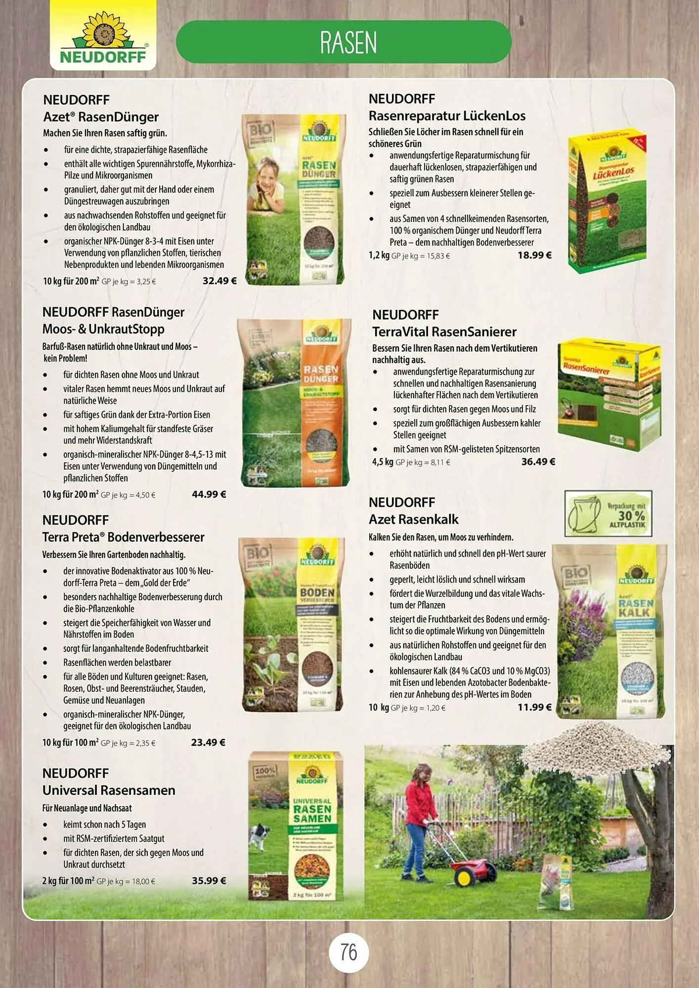 Kiebitzmarkt Prospekt von 16. April bis 31. August 2025 - Prospekt seite 76