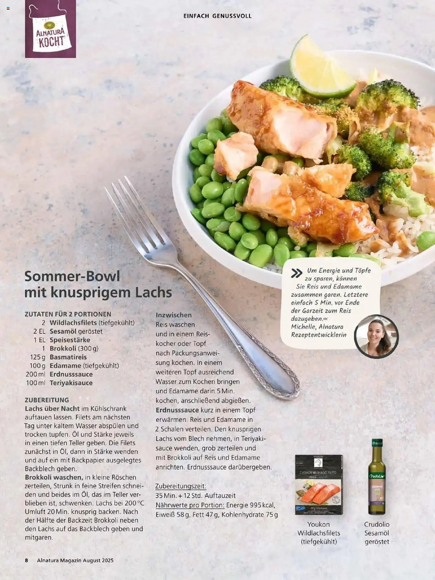 Alnatura Prospekt von 1. August bis 31. August 2025 - Prospekt seite 8