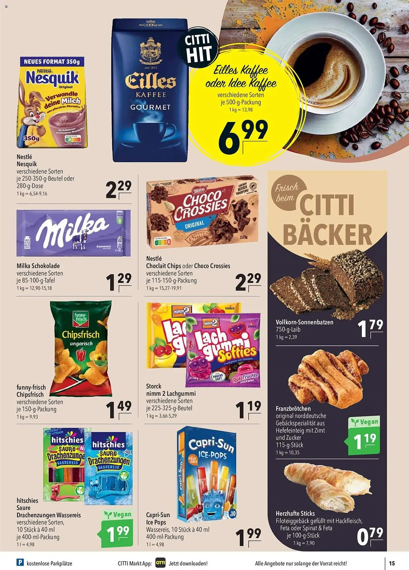 CITTI Markt Prospekt von 13. Mai bis 19. Mai 2026 - Prospekt seite 15