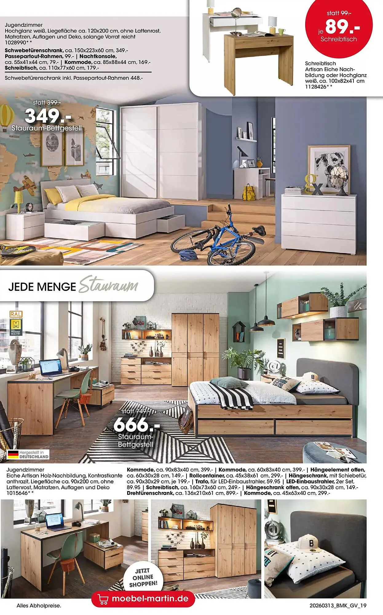 Möbel Martin Prospekt von 12. März bis 31. März 2026 - Prospekt seite 19