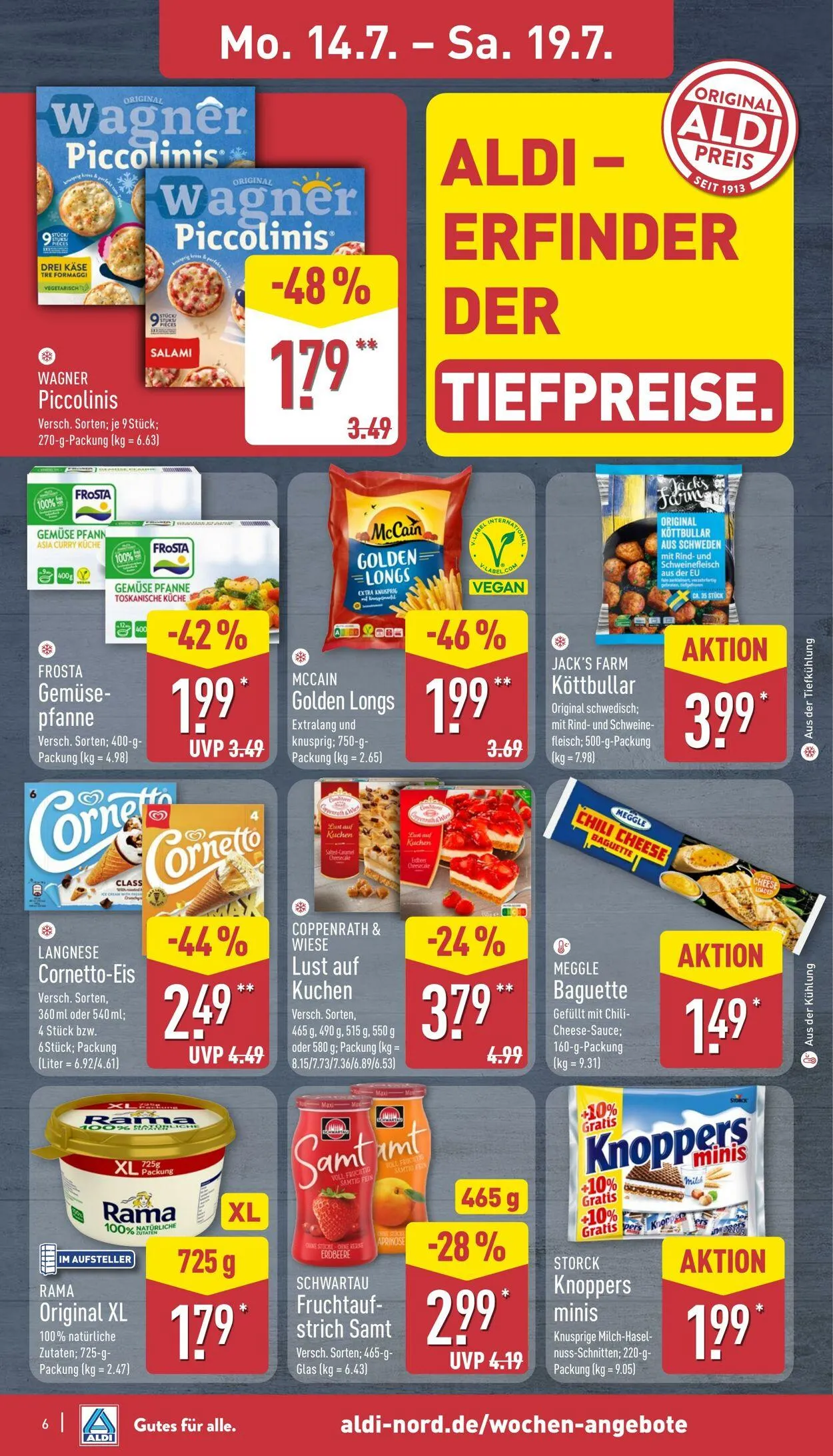 Aldi-Nord von 7. Juli bis 12. Juli 2025 - Prospekt seite 6