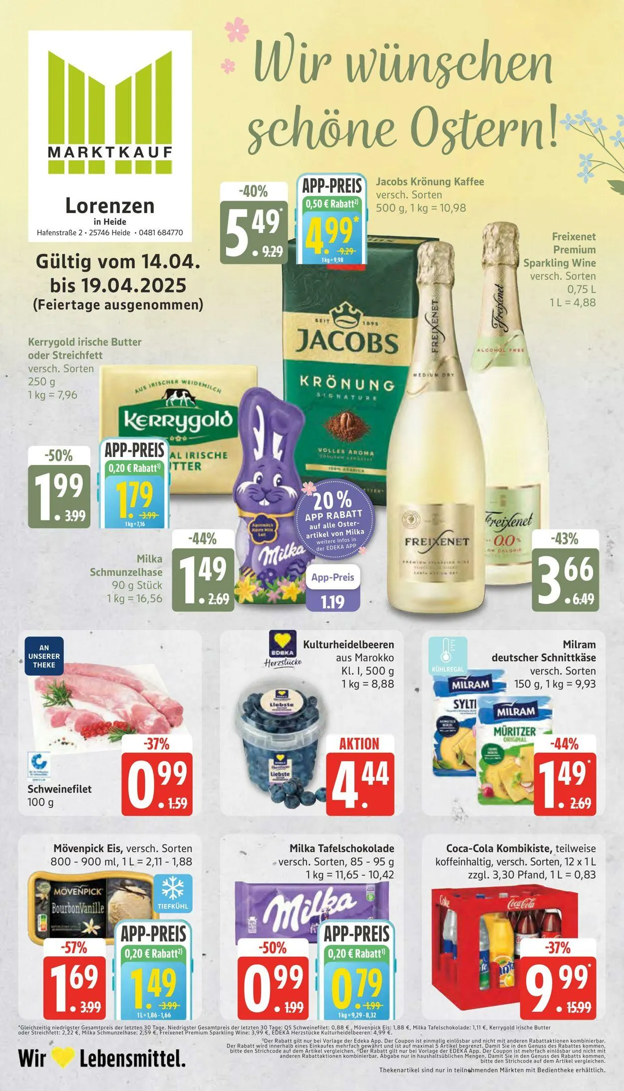 Marktkauf Aktueller Prospekt von 14. April bis 19. April 2025 - Prospekt seite 1