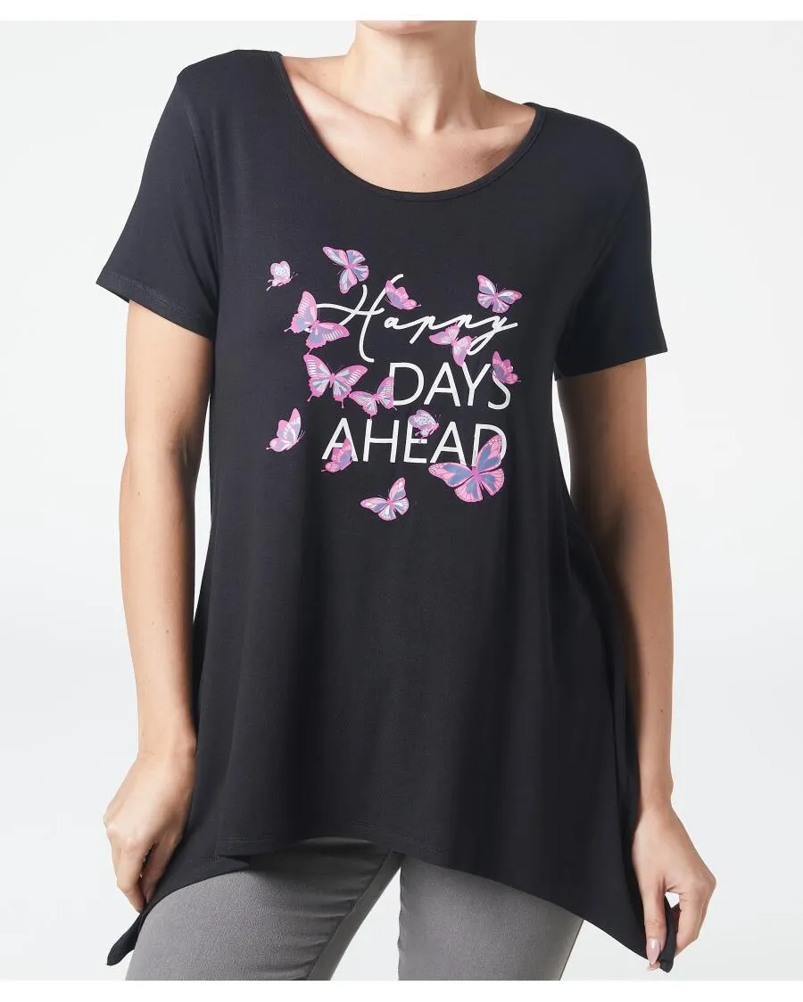 T-Shirt Zipfeloptik