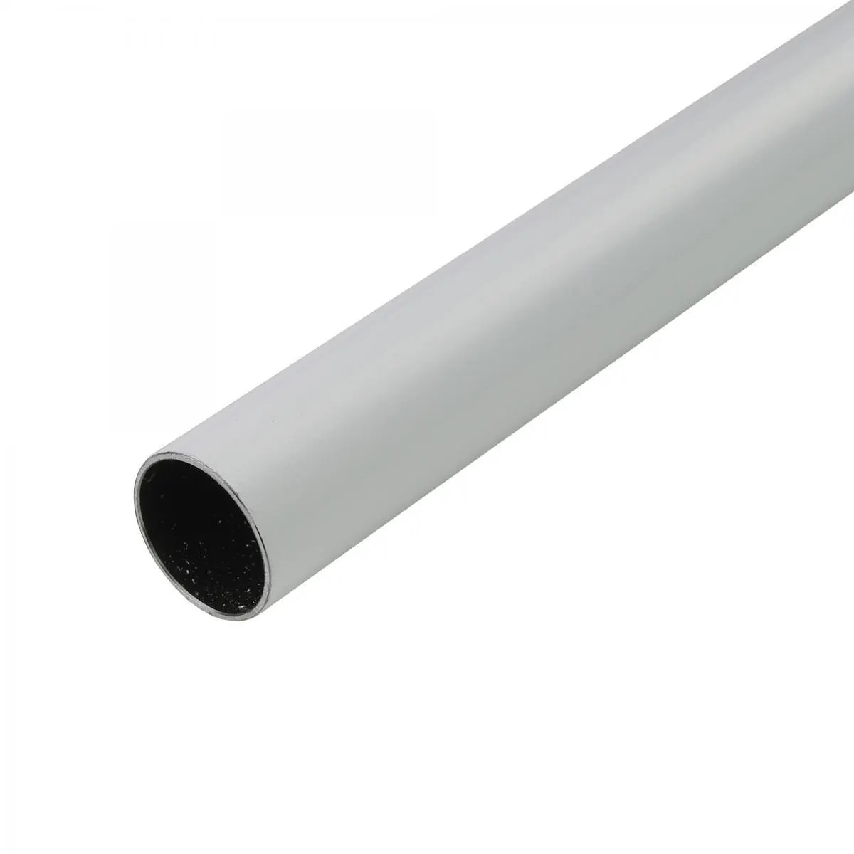 Gardinenstange ø 20 mm L 240 cm weiß hochglanz