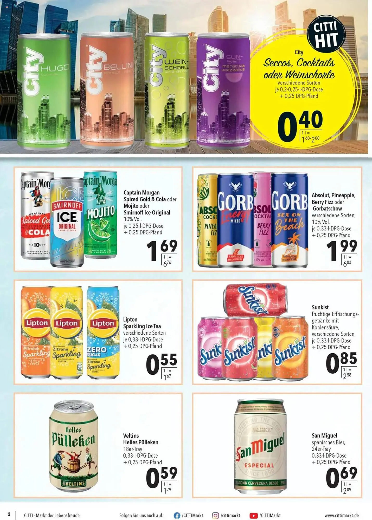 CITTI Markt Prospekt von 9. April bis 22. April 2025 - Prospekt seite 2