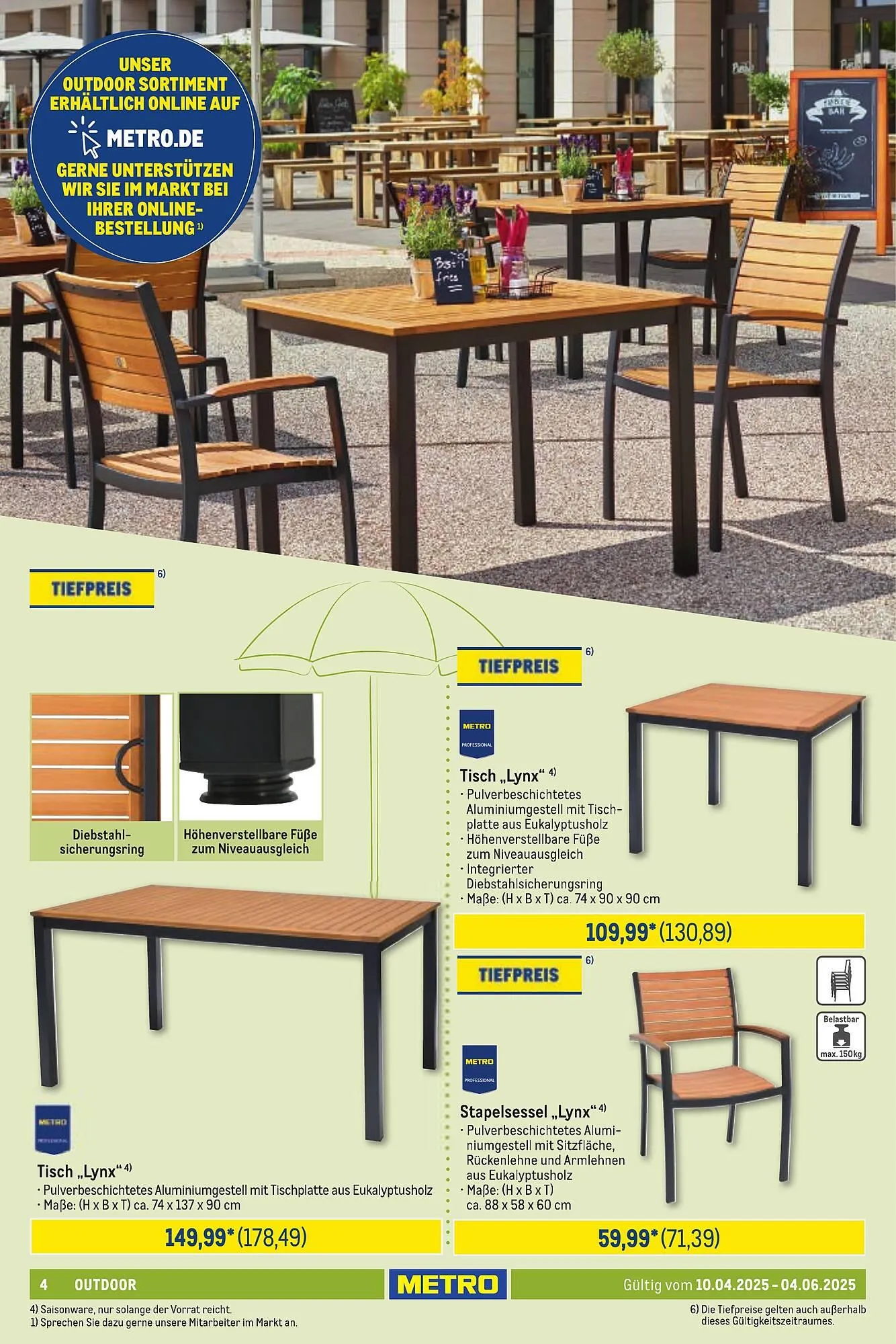 METRO Prospekt von 10. April bis 6. Juni 2025 - Prospekt seite 4