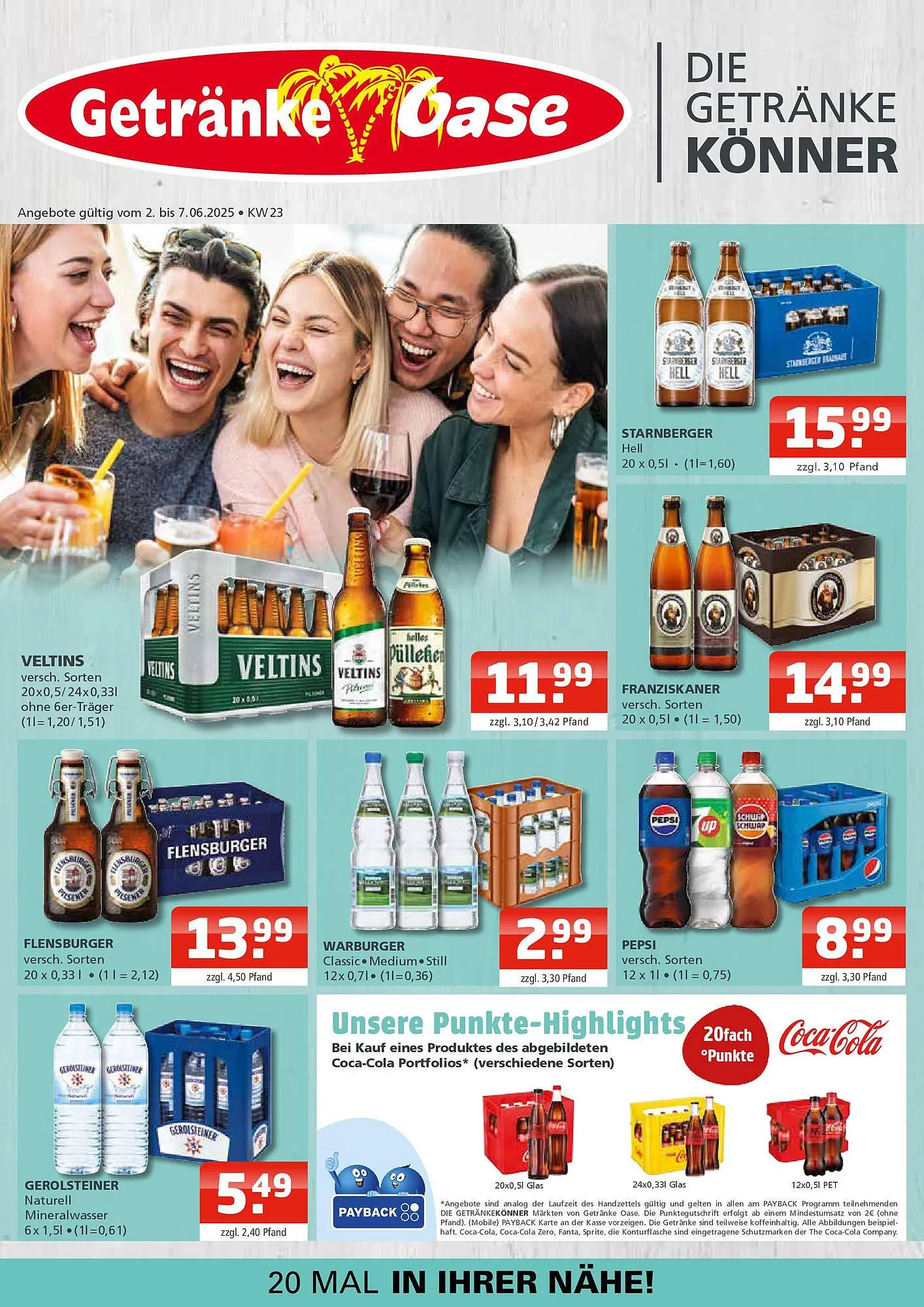 Getränke Oase Prospekt - 1