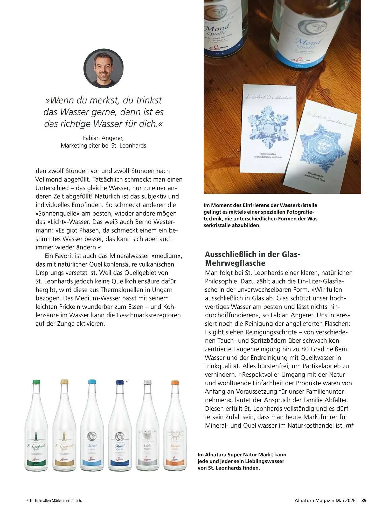 Alnatura Magazin von 1. Mai bis 1. Juni 2026 - Prospekt seite 39