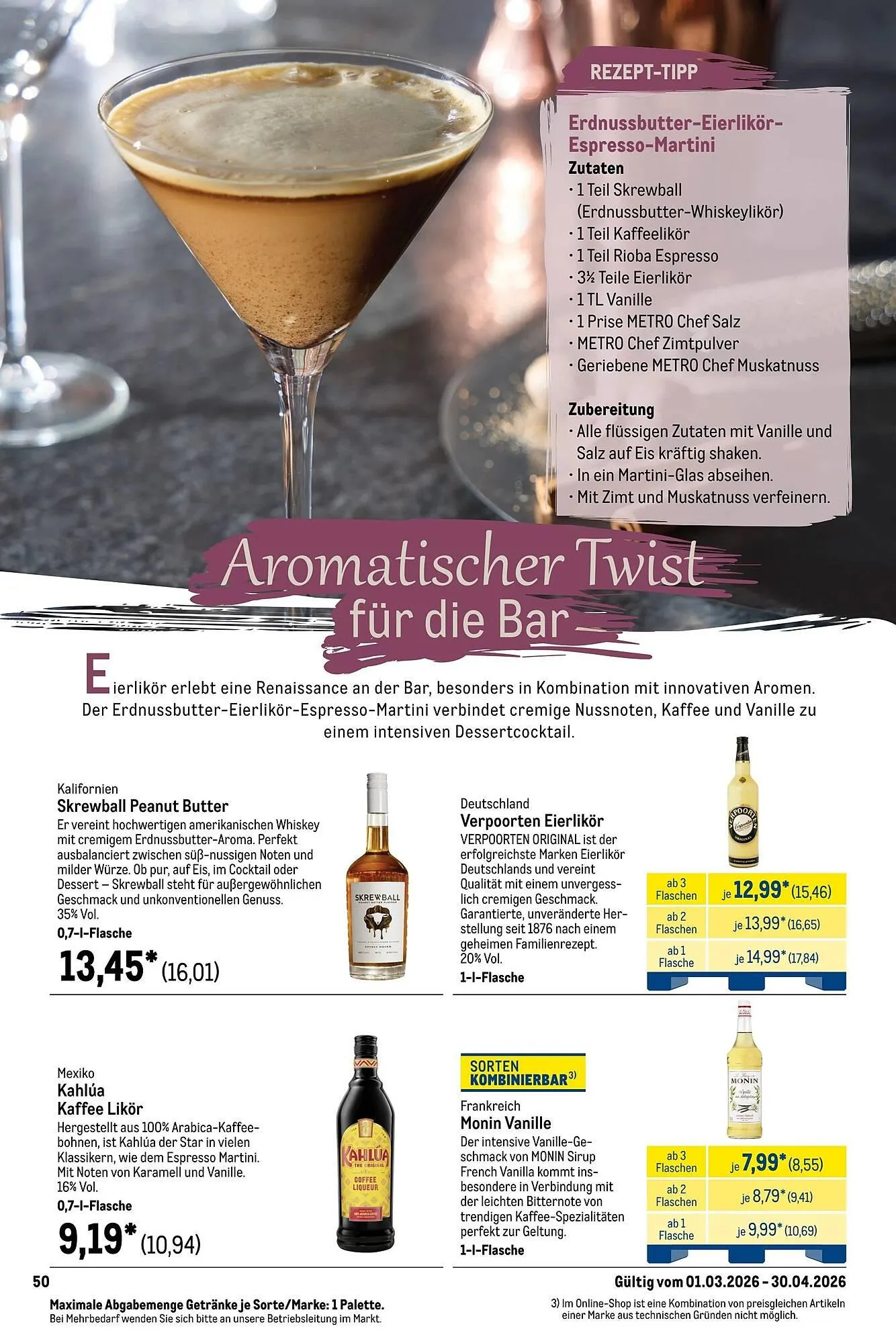 METRO Prospekt von 1. März bis 1. Mai 2026 - Prospekt seite 54