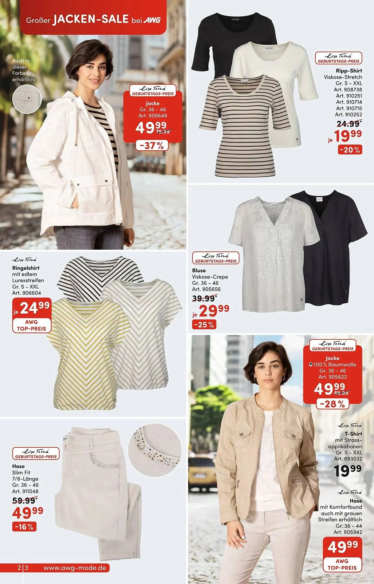 AWG Mode Prospekt von 5. April bis 20. April 2025 - Prospekt seite 2