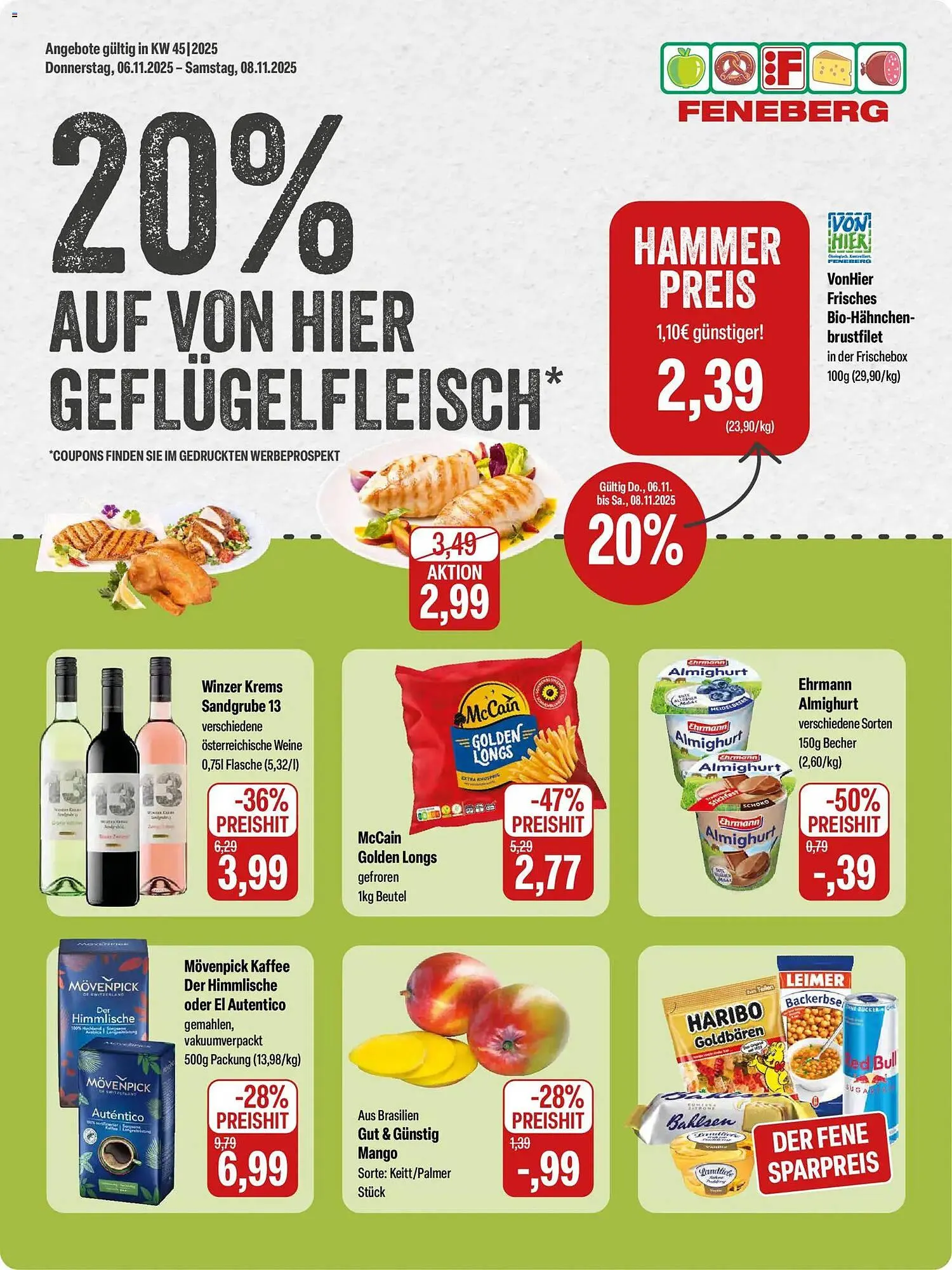 Feneberg Prospekt von 6. November bis 8. November 2025 - Prospekt seite 1