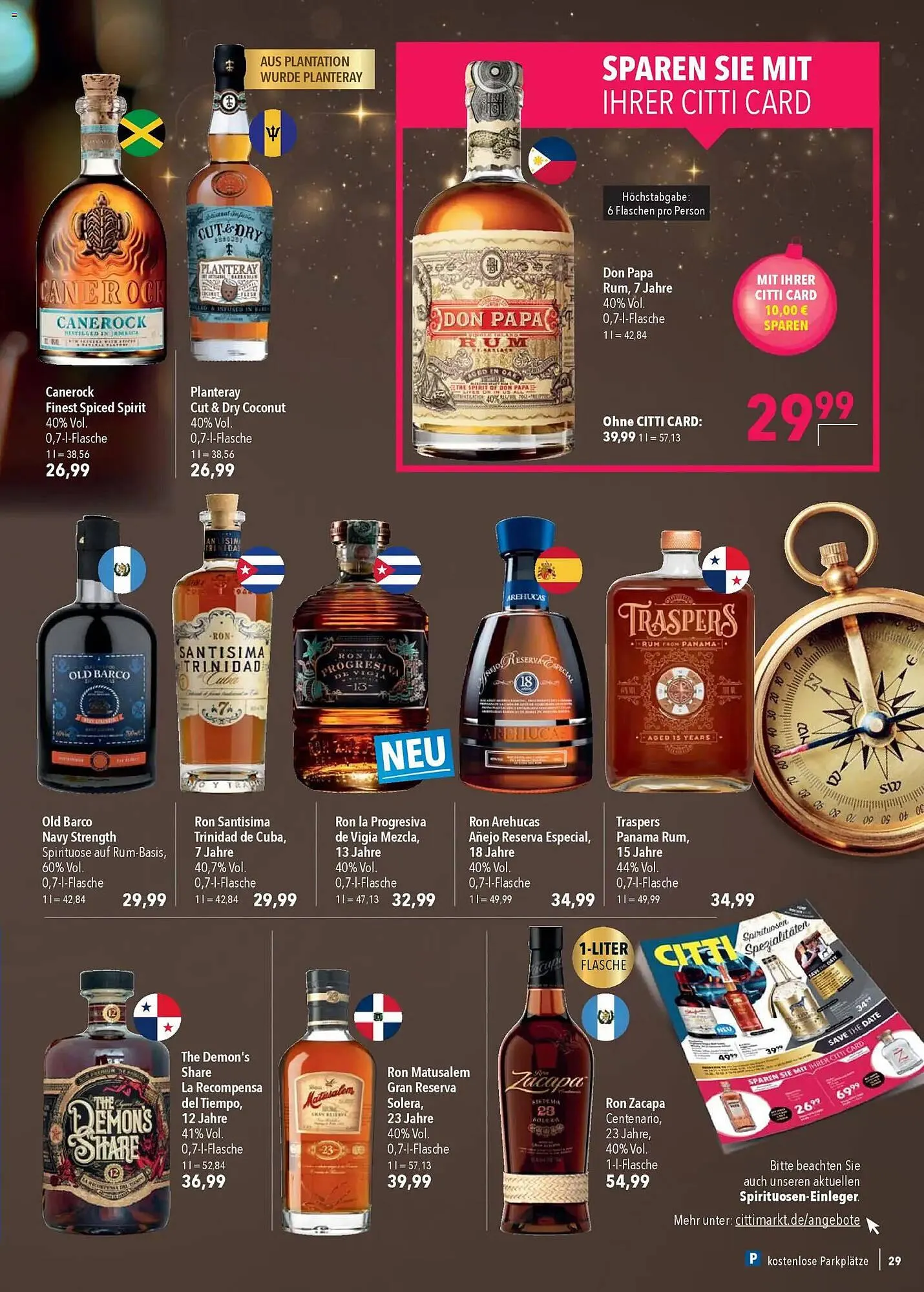 CITTI Markt Prospekt von 10. Dezember bis 16. Dezember 2025 - Prospekt seite 29