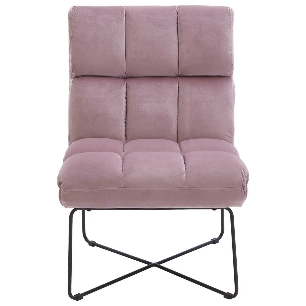 Sessel MATCH Stoffbezug rosa
