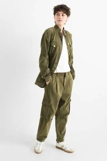 Cargo jeans - high waist