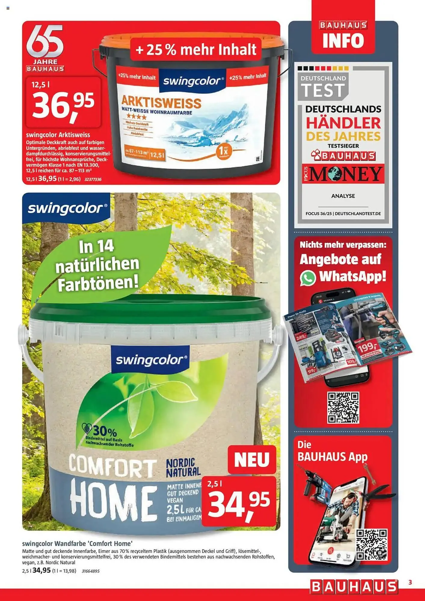 Bauhaus Prospekt von 4. Oktober bis 1. November 2025 - Prospekt seite 3