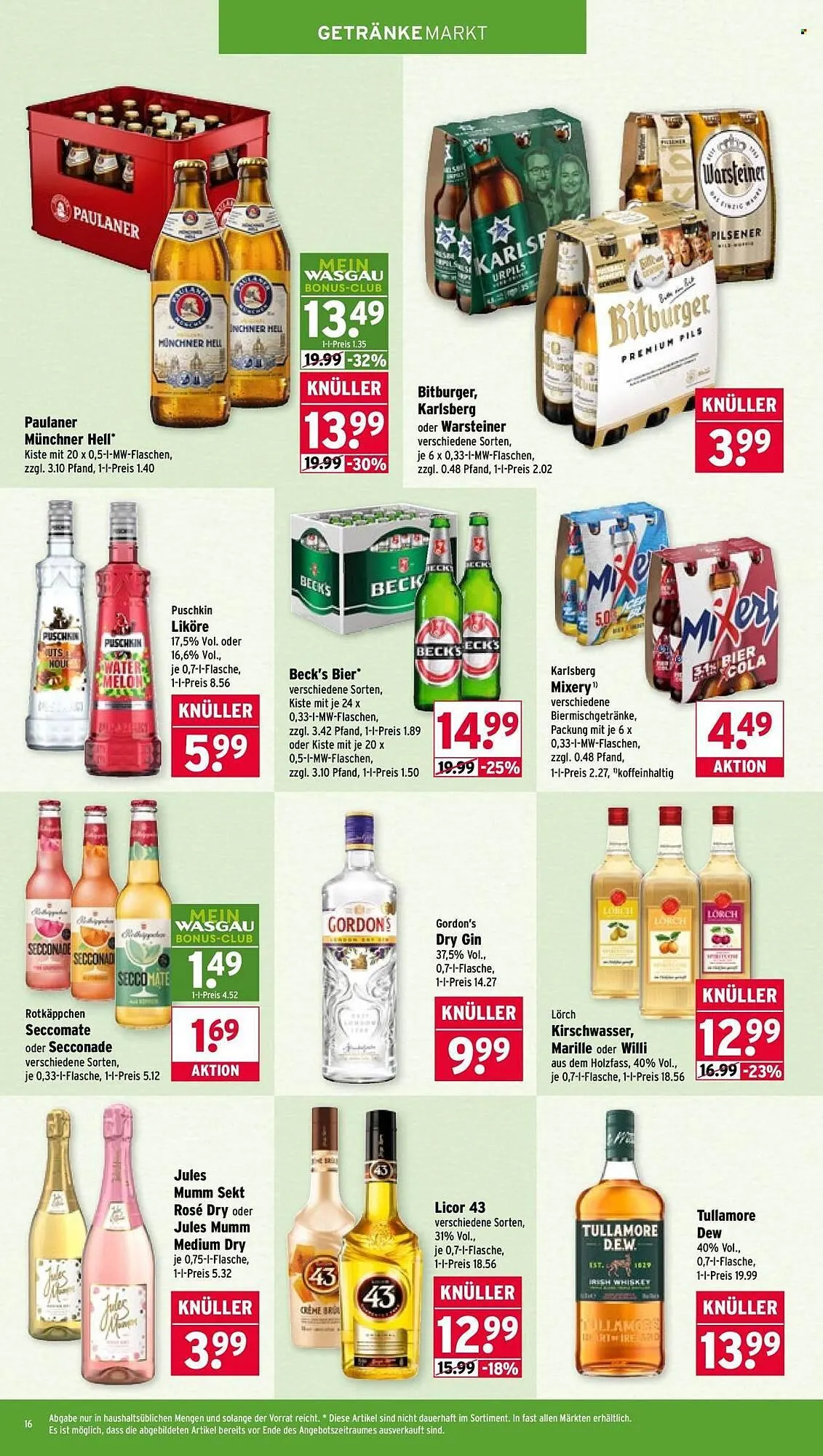 Wasgau Prospekt von 7. April bis 11. April 2026 - Prospekt seite 16