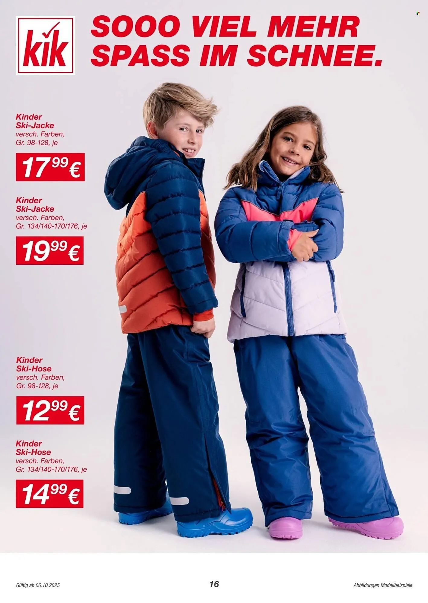 KiK Prospekt von 6. Oktober bis 31. Oktober 2025 - Prospekt seite 16