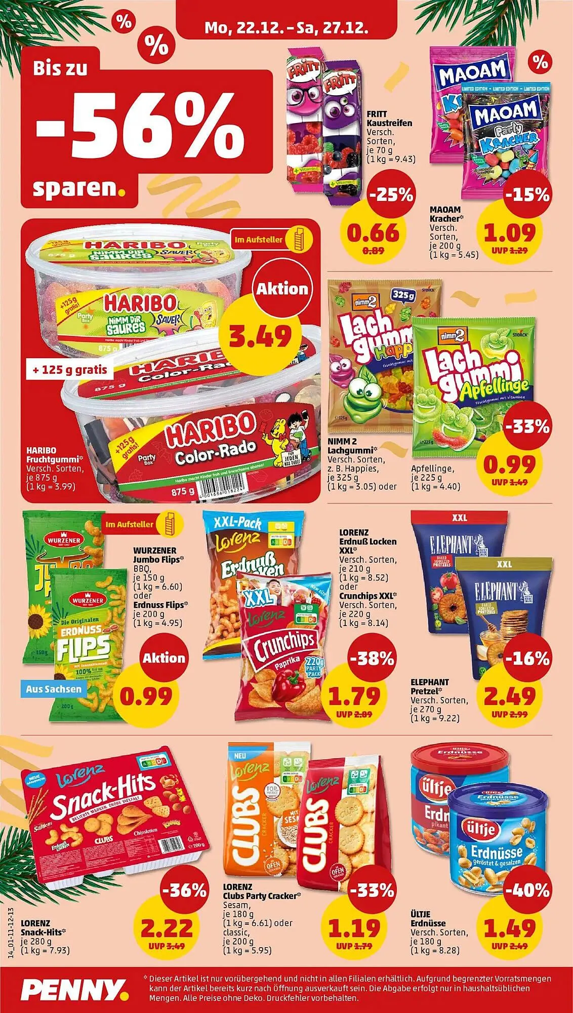 PENNY Prospekt von 22. Dezember bis 27. Dezember 2025 - Prospekt seite 18