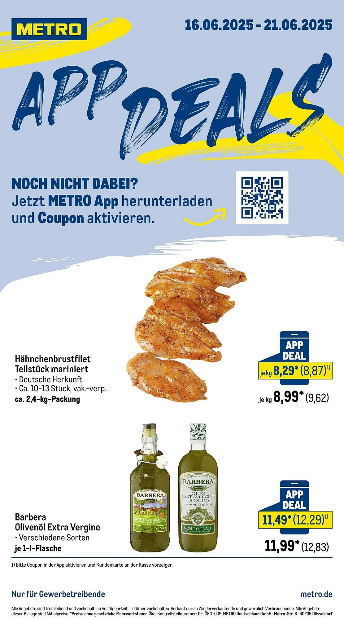 METRO Prospekt von 16. Juni bis 22. Juni 2025 - Prospekt seite 1