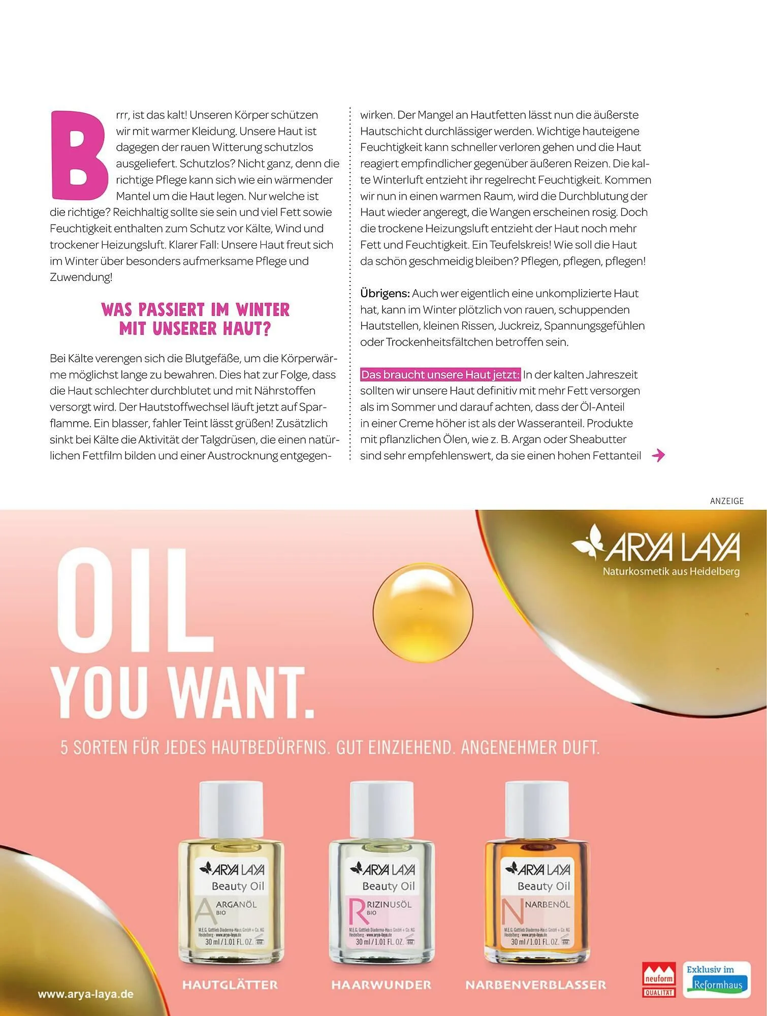 Reformhaus Prospekt von 1. Januar bis 31. Januar 2025 - Prospekt seite 25