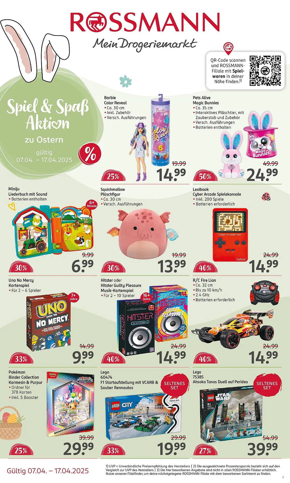 Rossmann Prospekt von 6. April bis 17. April 2025 - Prospekt seite 1