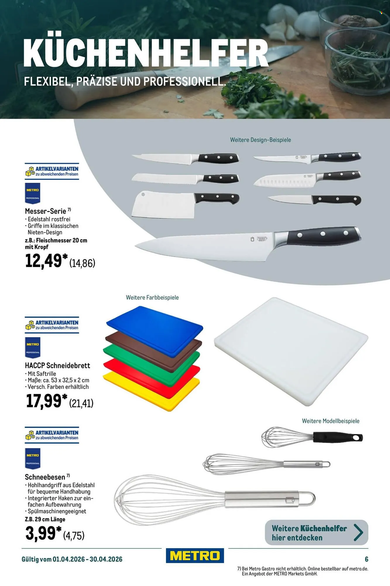 METRO Prospekt von 1. April bis 30. April 2026 - Prospekt seite 6