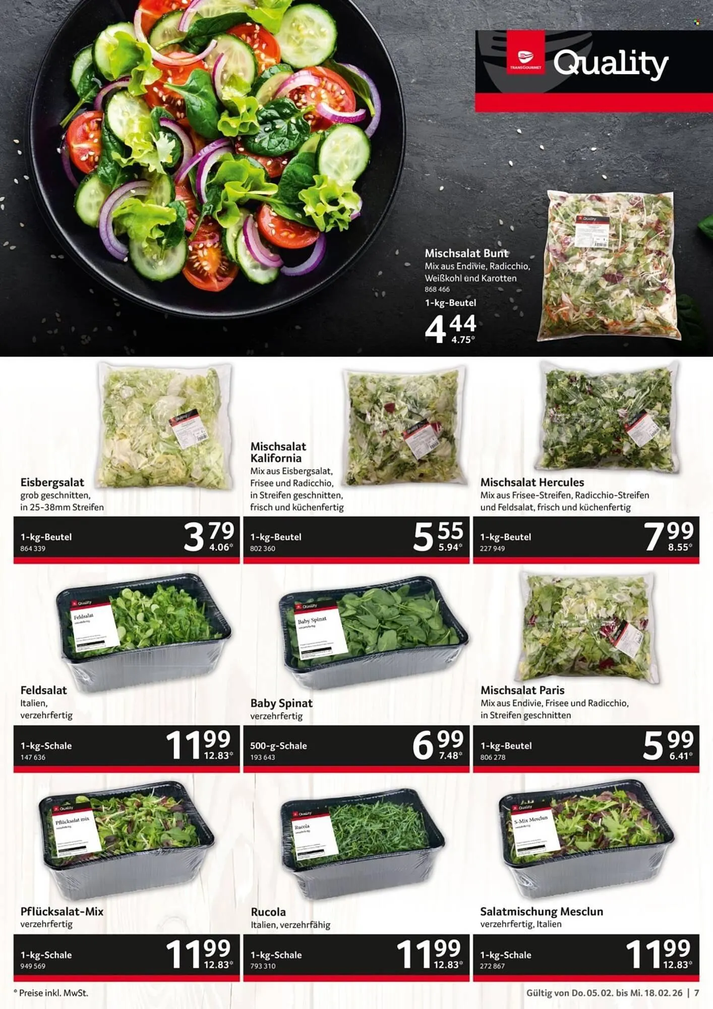Selgros Prospekt von 5. Februar bis 18. Februar 2026 - Prospekt seite 7