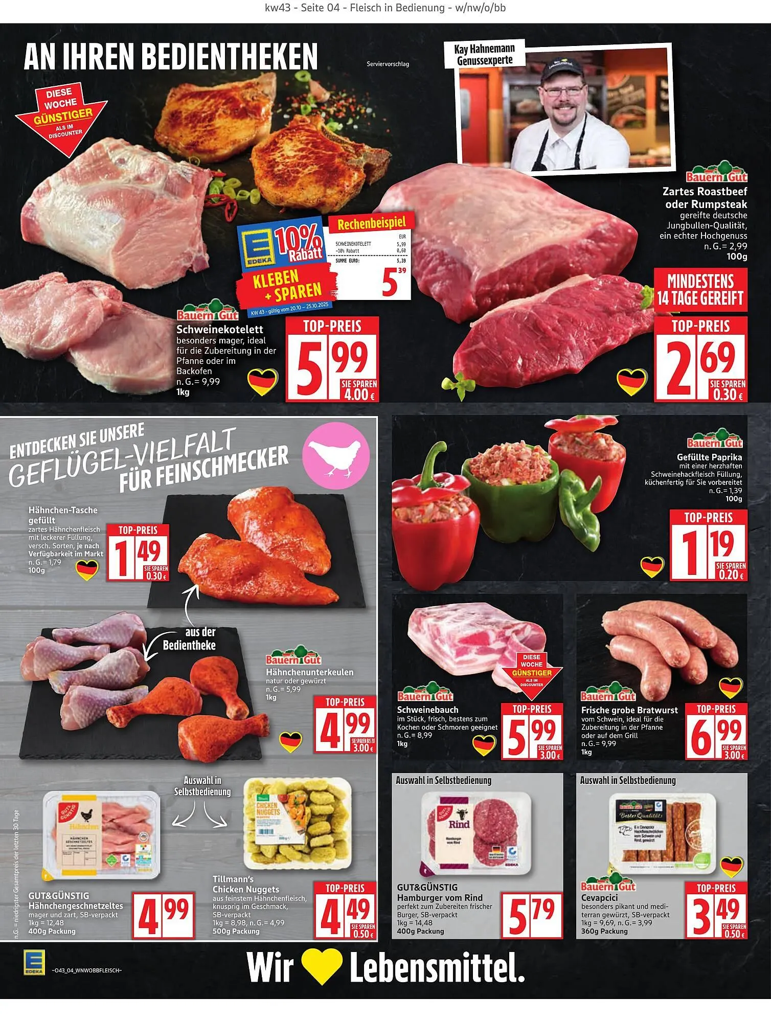 Edeka Prospekt von 20. Oktober bis 25. Oktober 2025 - Prospekt seite 4