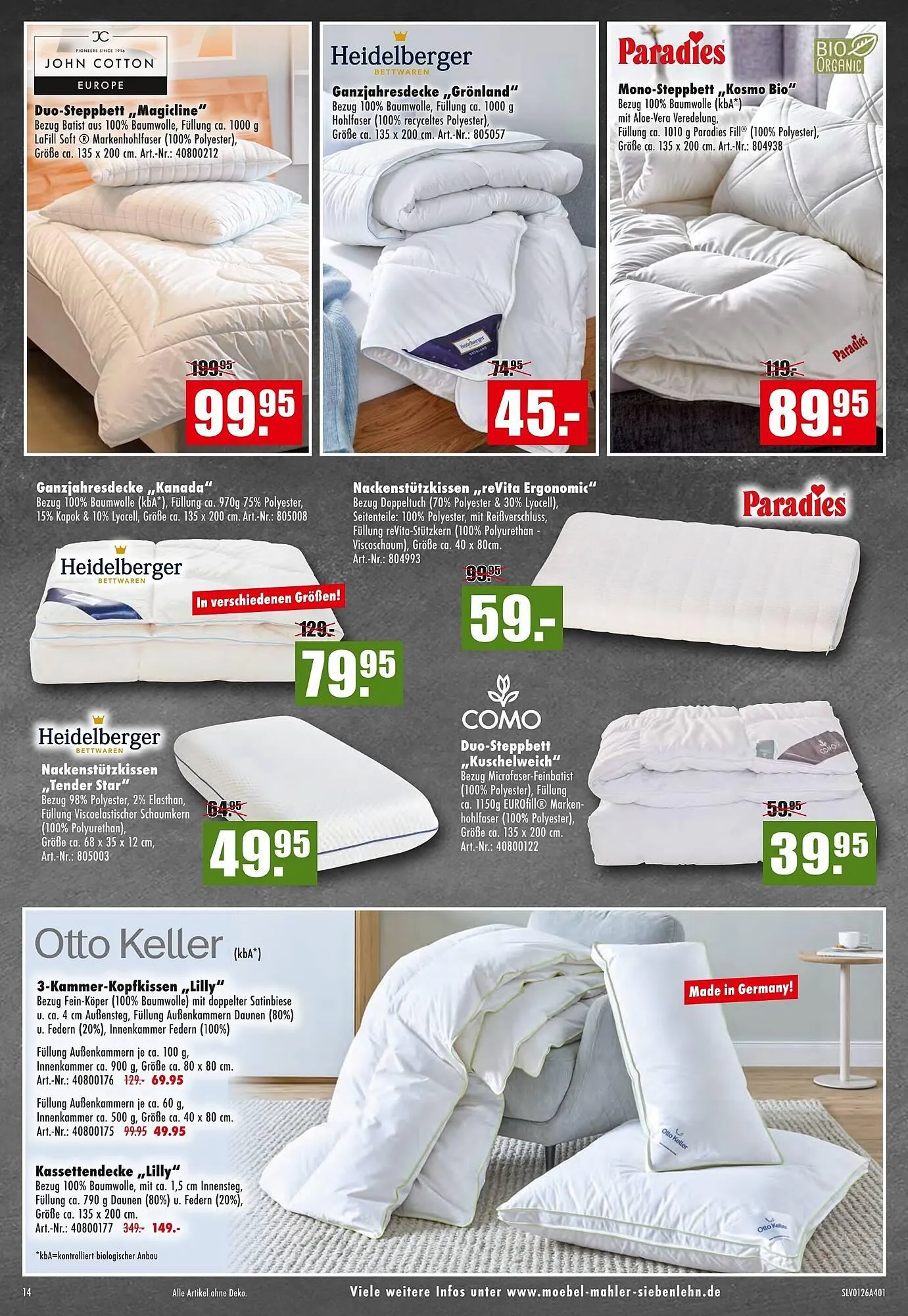 Möbel Mahler Katalog von 7. Januar bis 13. Januar 2026 - Prospekt seite 14