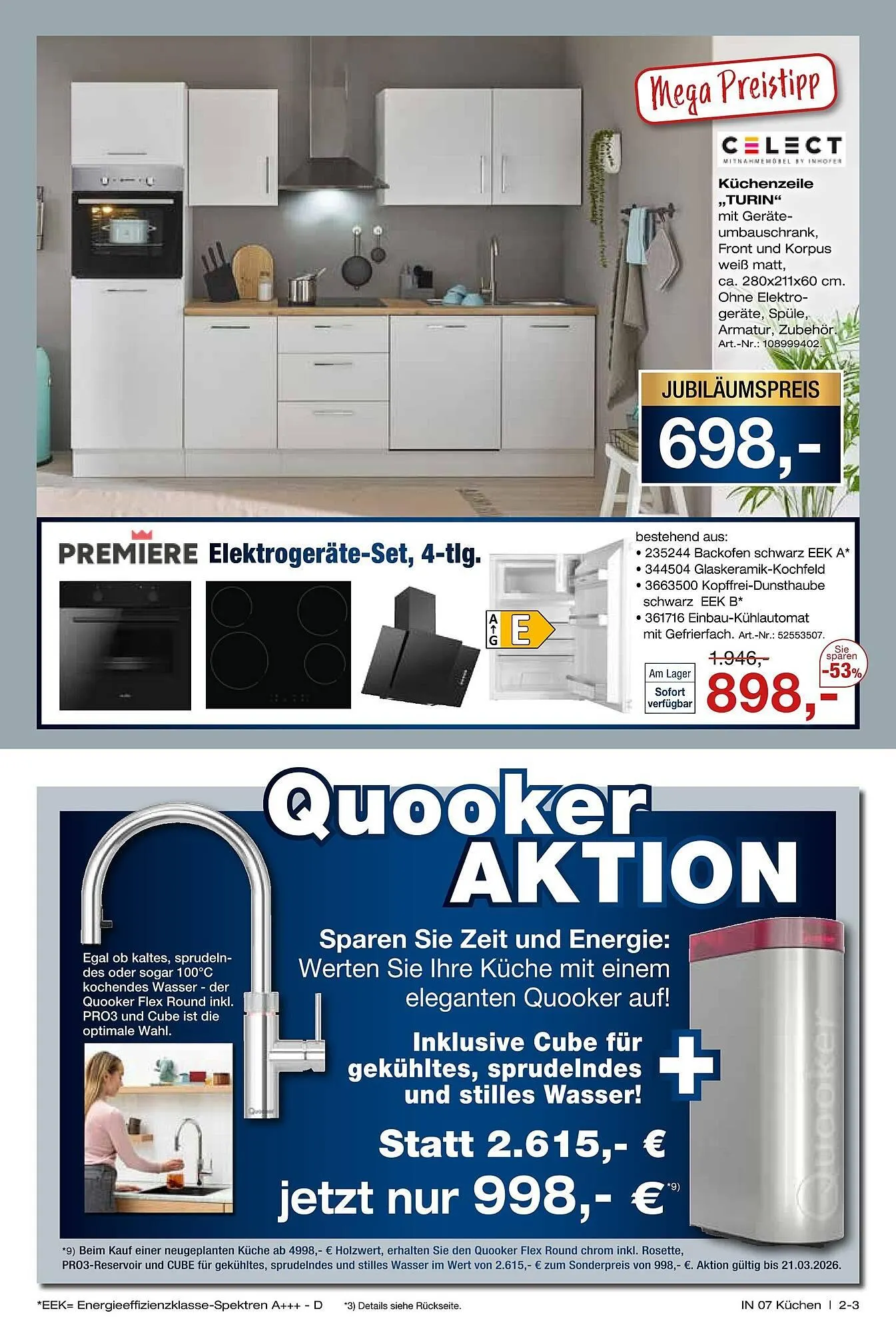 Möbel Inhofer Prospekt von 6. März bis 21. März 2026 - Prospekt seite 3