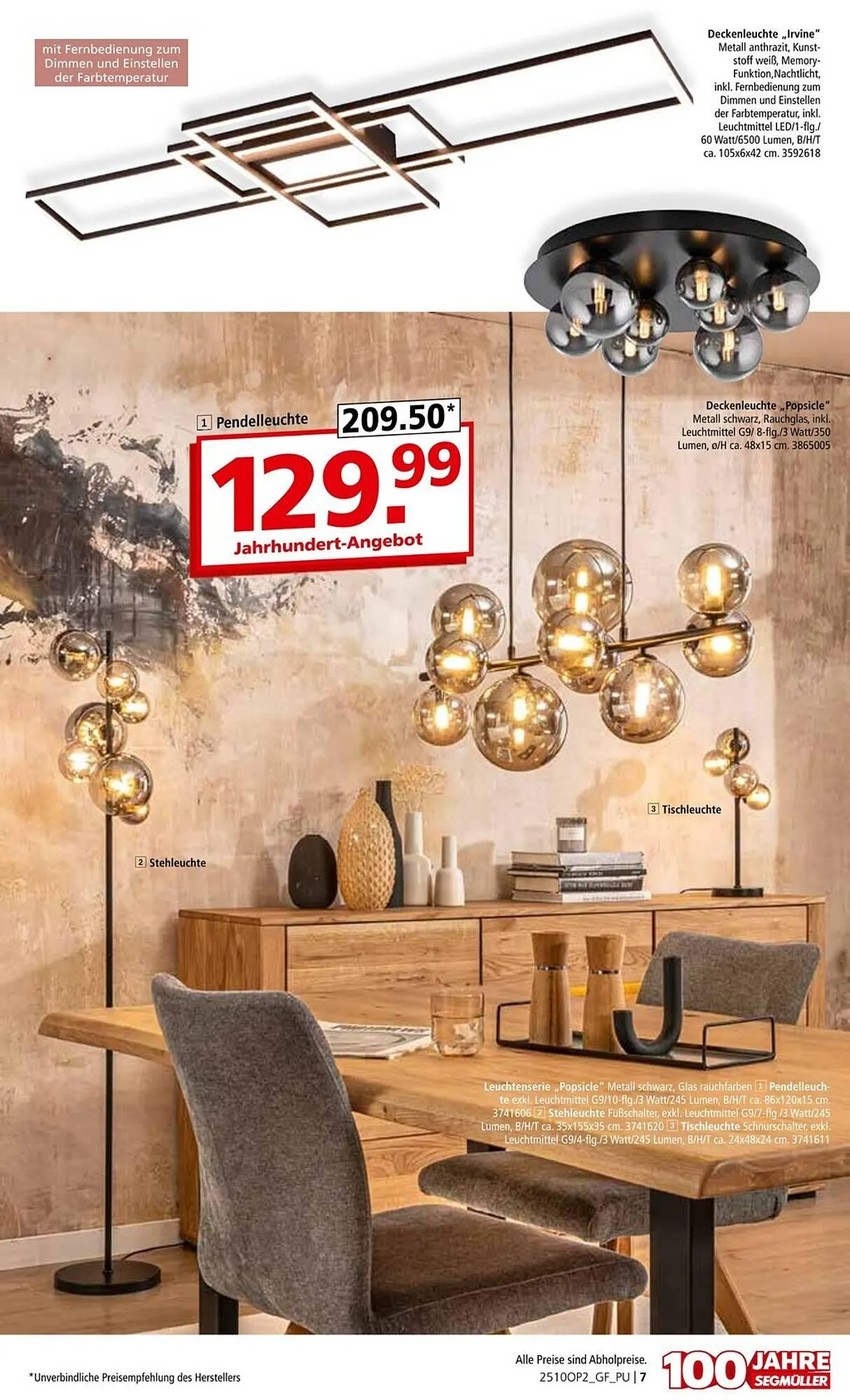 Segmüller Prospekt von 29. September bis 4. Januar 2026 - Prospekt seite 7