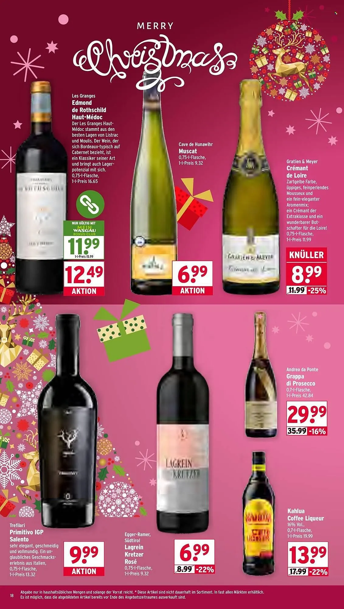 Wasgau Prospekt von 15. Dezember bis 20. Dezember 2025 - Prospekt seite 18