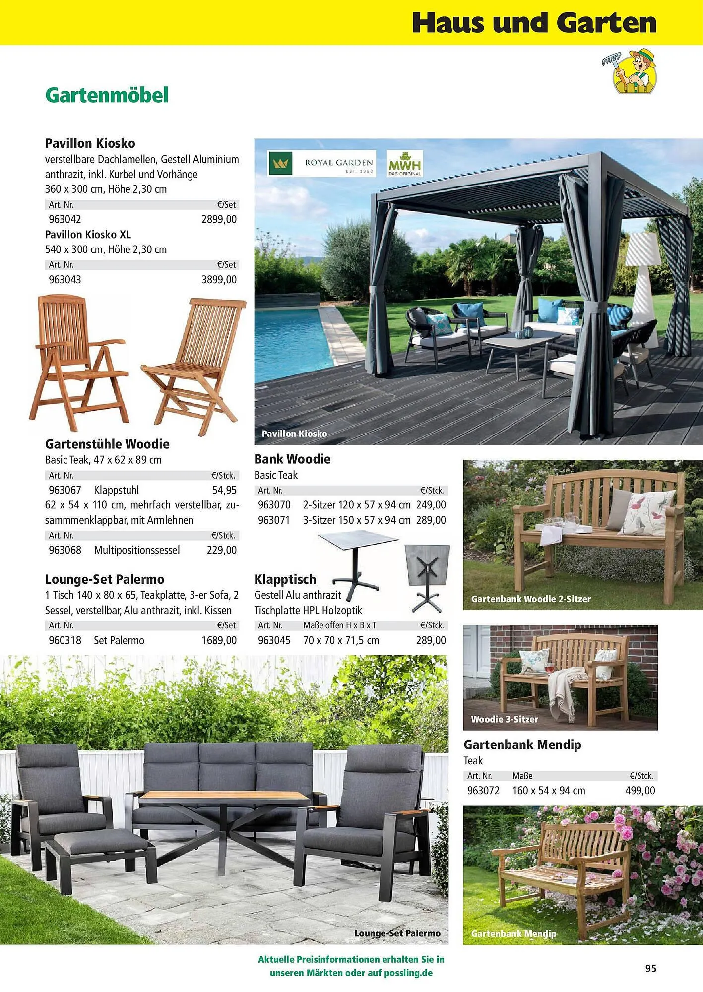 Holz Possling Prospekt von 31. März bis 30. Juni 2025 - Prospekt seite 95