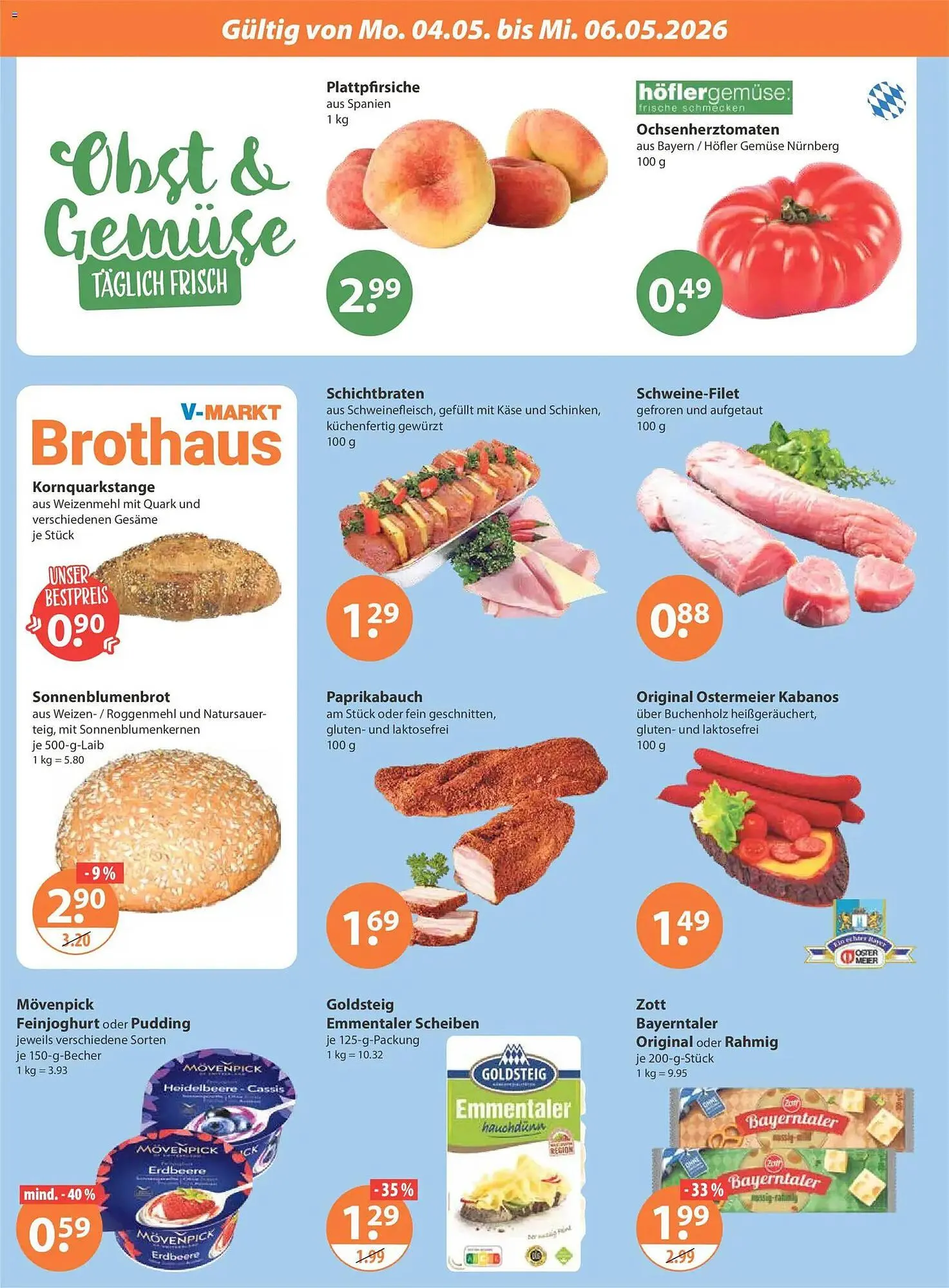 V Markt Prospekt von 4. Mai bis 6. Mai 2026 - Prospekt seite 2