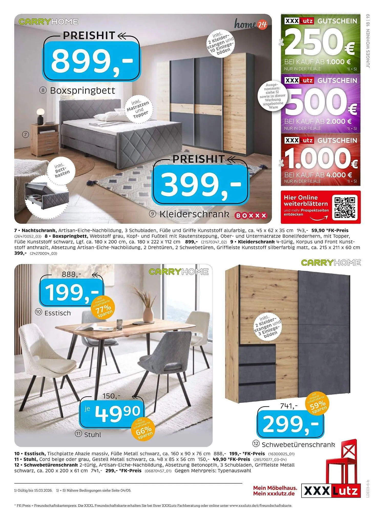 XXXLutz Prospekt von 9. März bis 22. März 2026 - Prospekt seite 27