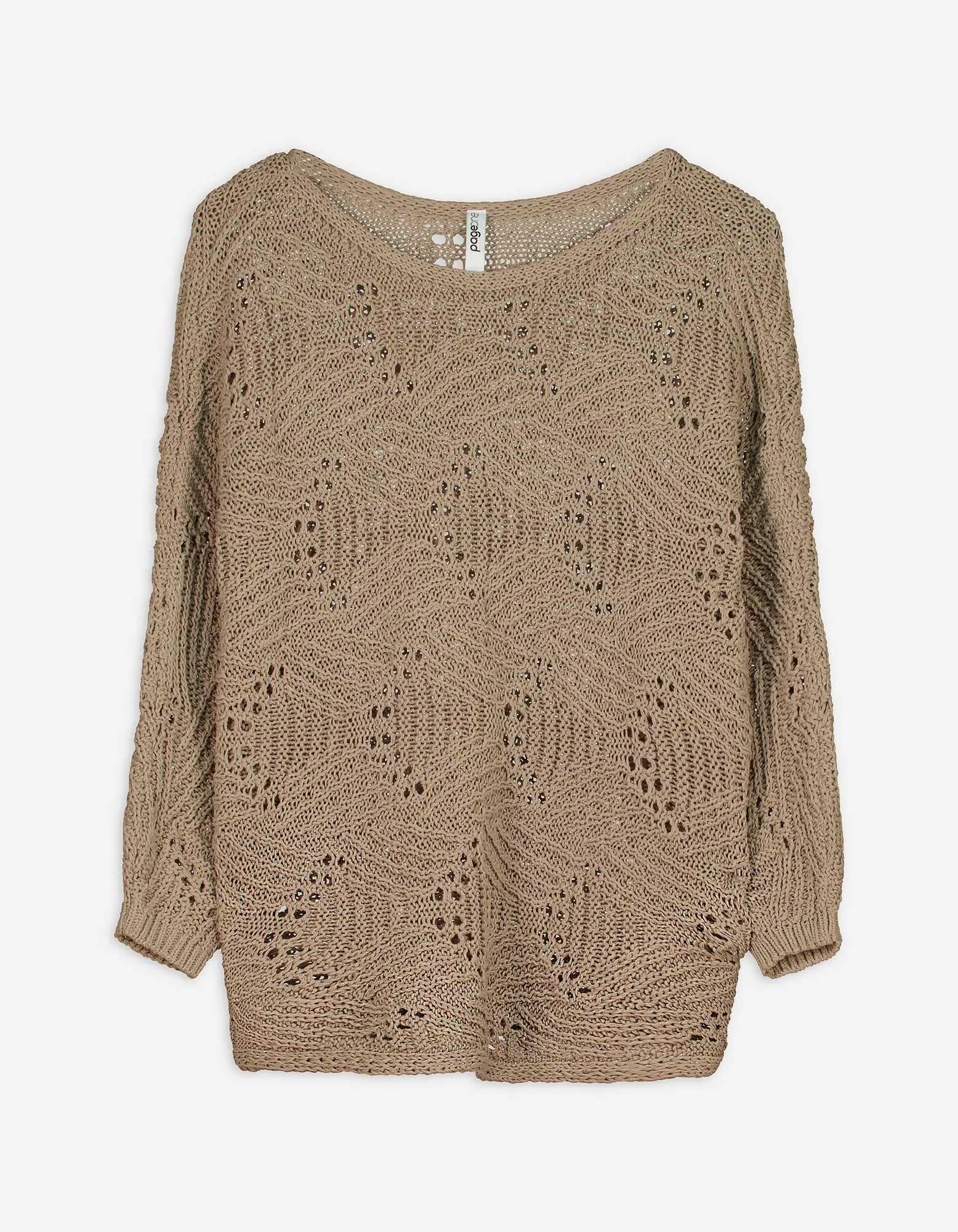 Strickpullover - beige