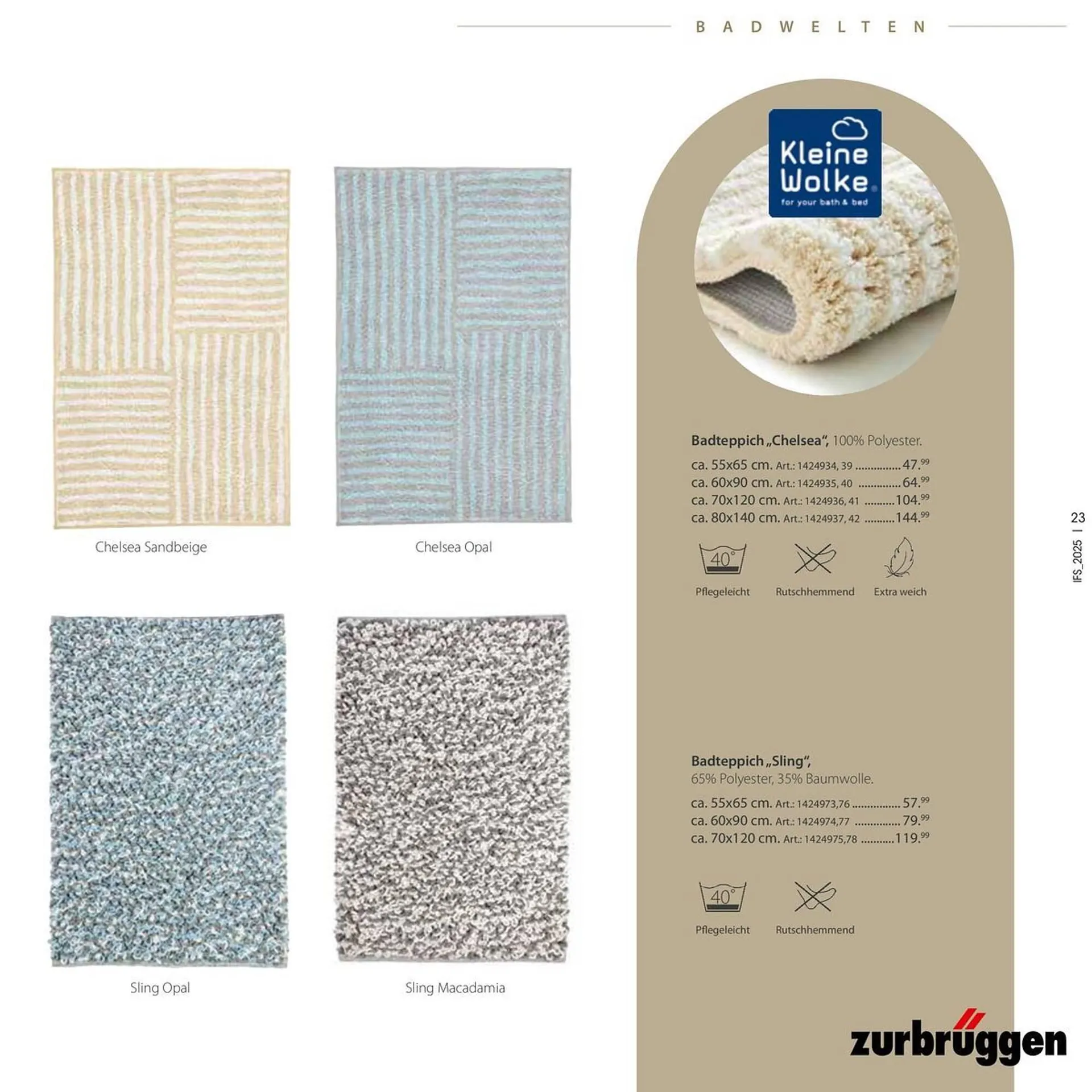 Zurbrüggen Prospekt von 18. Mai bis 7. Juni 2025 - Prospekt seite 23