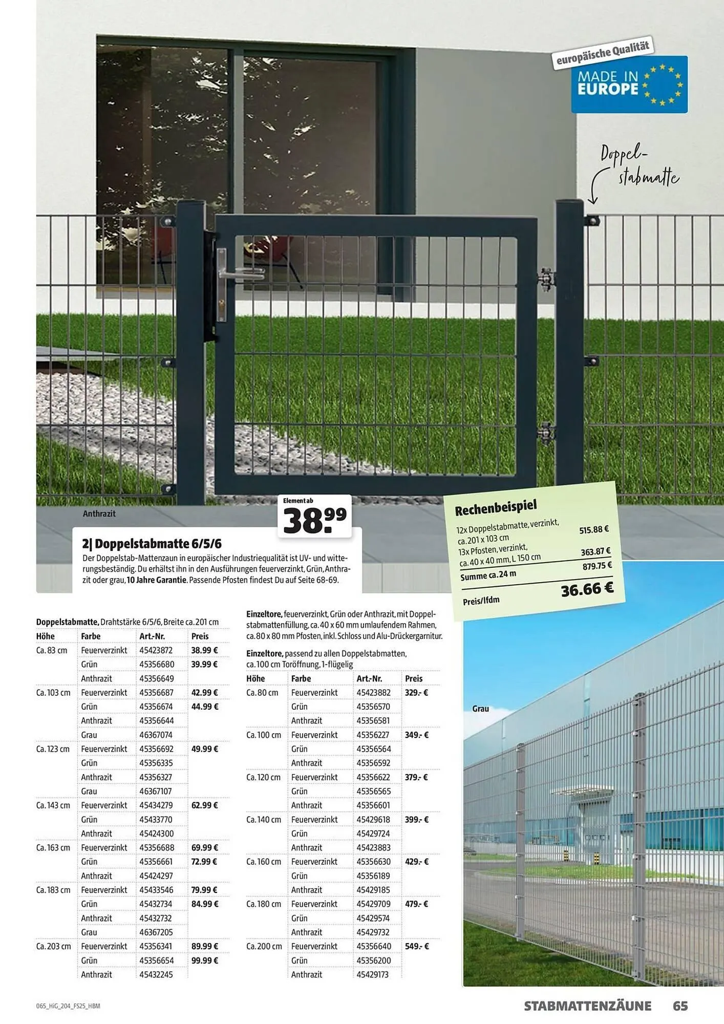 Hagebau Prospekt von 19. September bis 31. Dezember 2025 - Prospekt seite 65