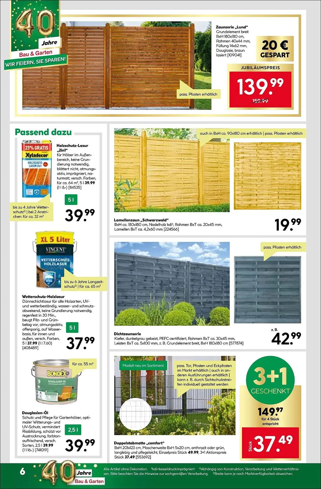 BayWa Bau & Garten Prospekt von 20. April bis 26. April 2026 - Prospekt seite 6
