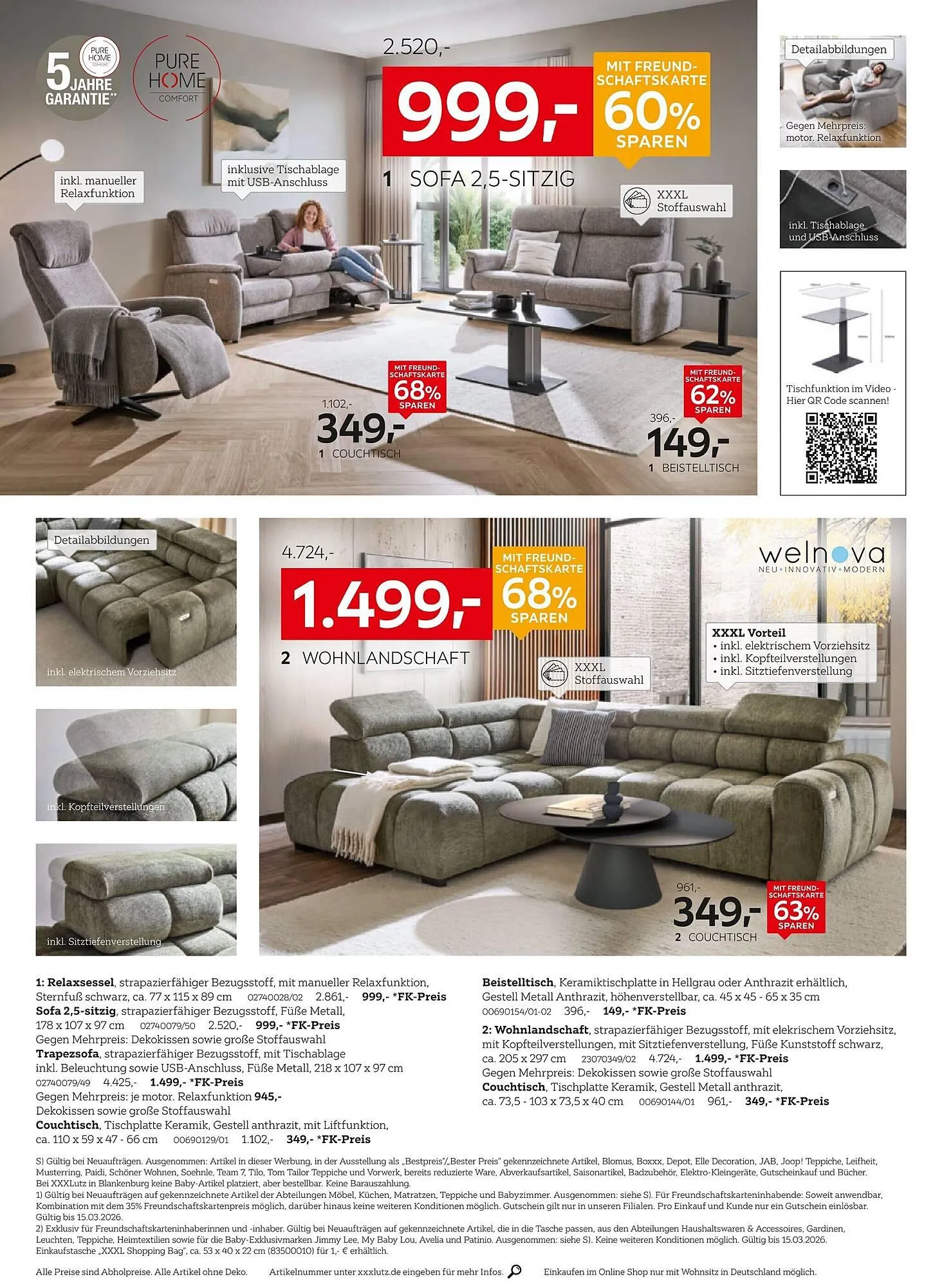 XXXLutz Prospekt von 9. März bis 22. März 2026 - Prospekt seite 4