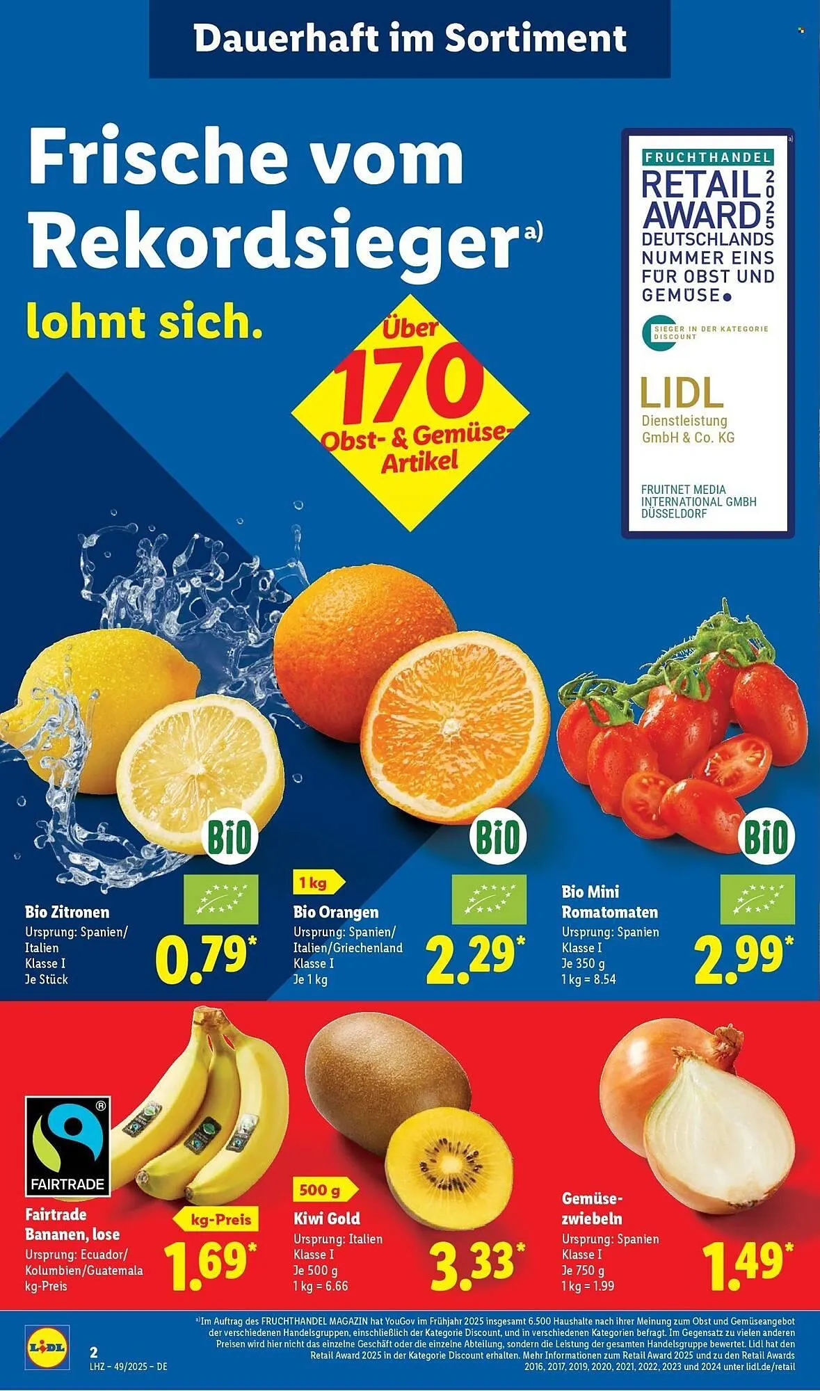 Lidl Prospekt von 1. Dezember bis 6. Dezember 2025 - Prospekt seite 2