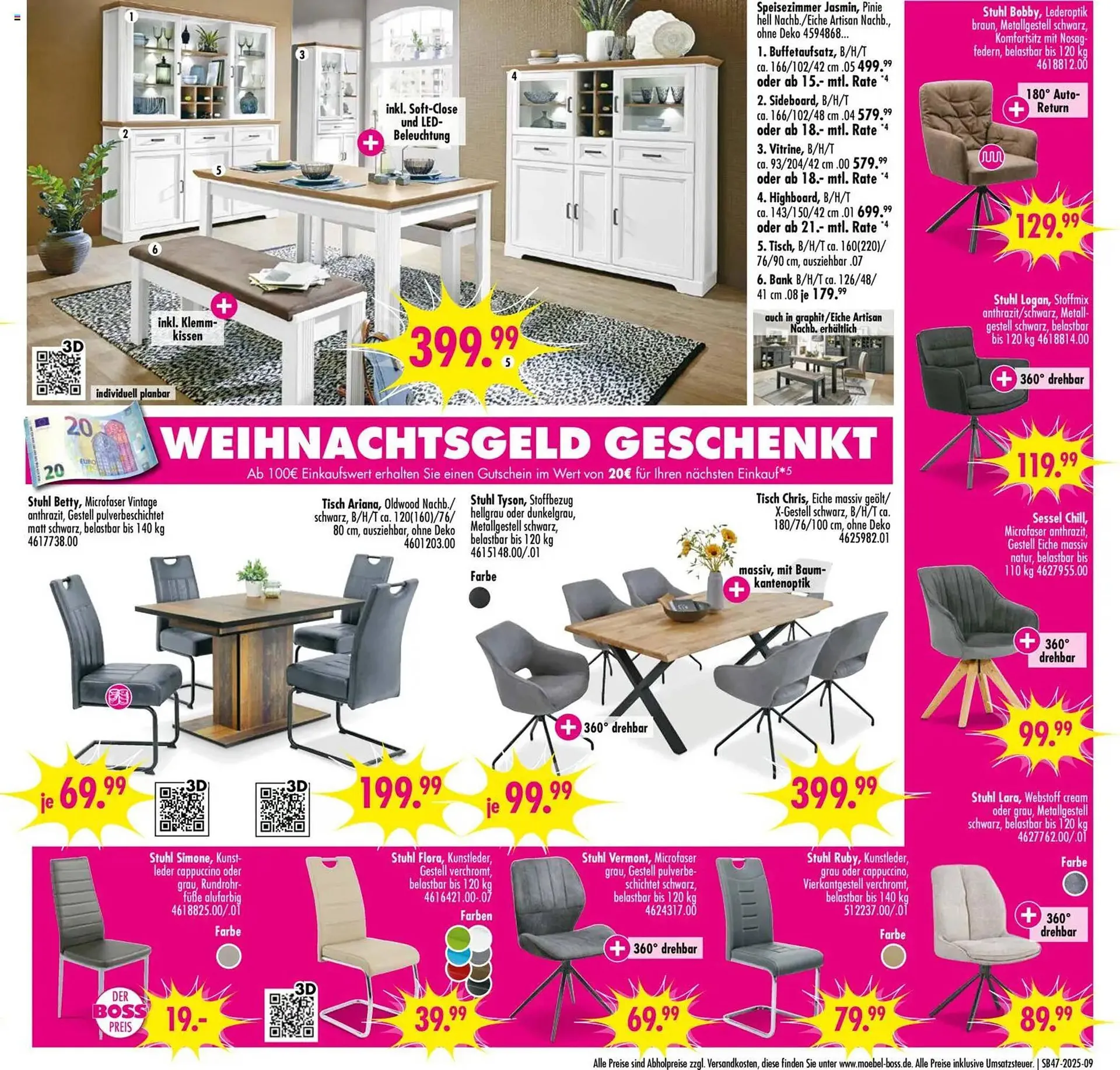 Möbel Boss Prospekt von 15. November bis 21. November 2025 - Prospekt seite 9