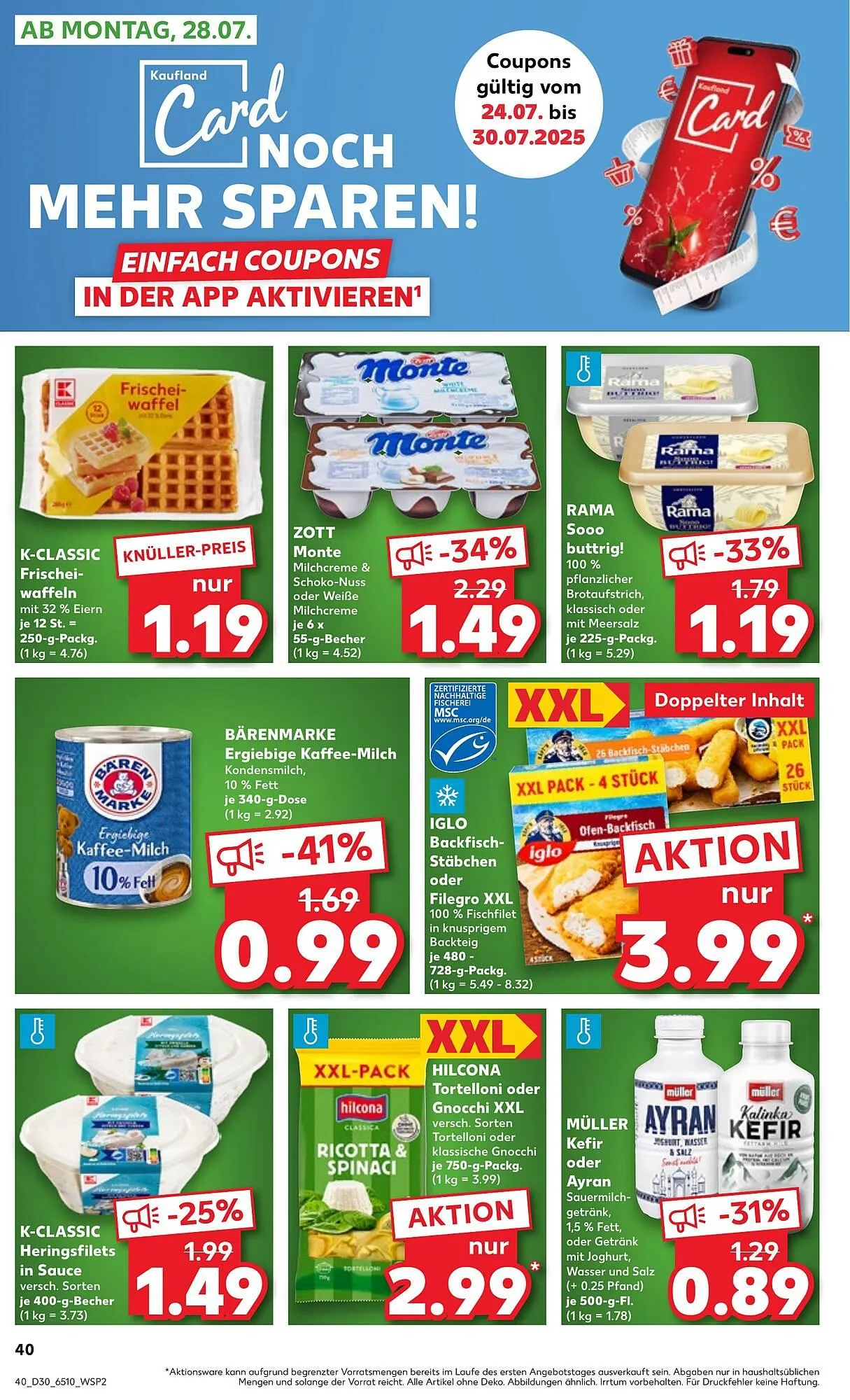 Kaufland Prospekt von 24. Juli bis 30. Juli 2025 - Prospekt seite 40