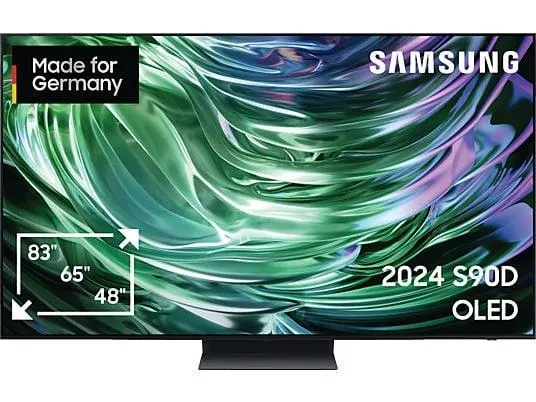 SAMSUNG OLEDGQ65S90D OLED TV (Flat, 65 Zoll / 163 cm, OLED 4K, SMART TV, Tizen)