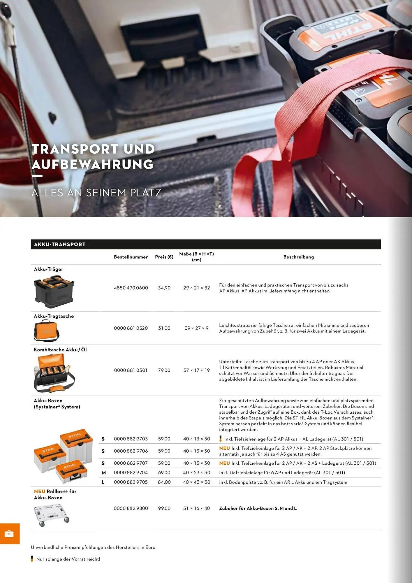 STIHL Prospekt von 1. Januar bis 31. Dezember 2026 - Prospekt seite 294