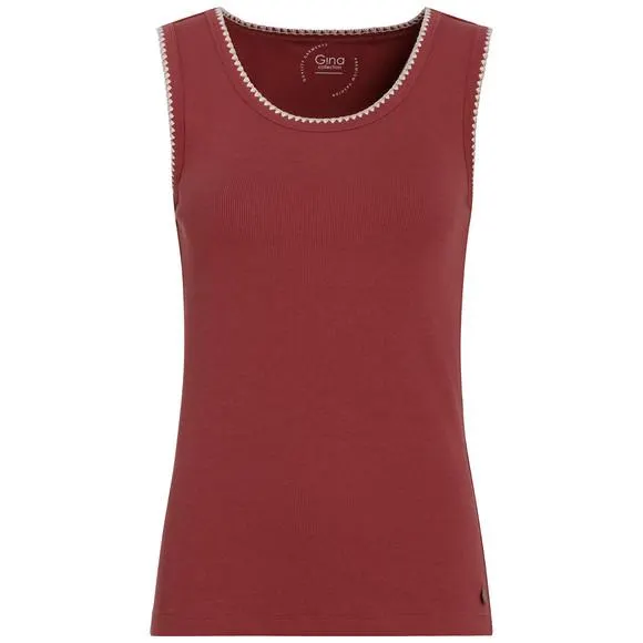 Damen Top mit Rippstruktur