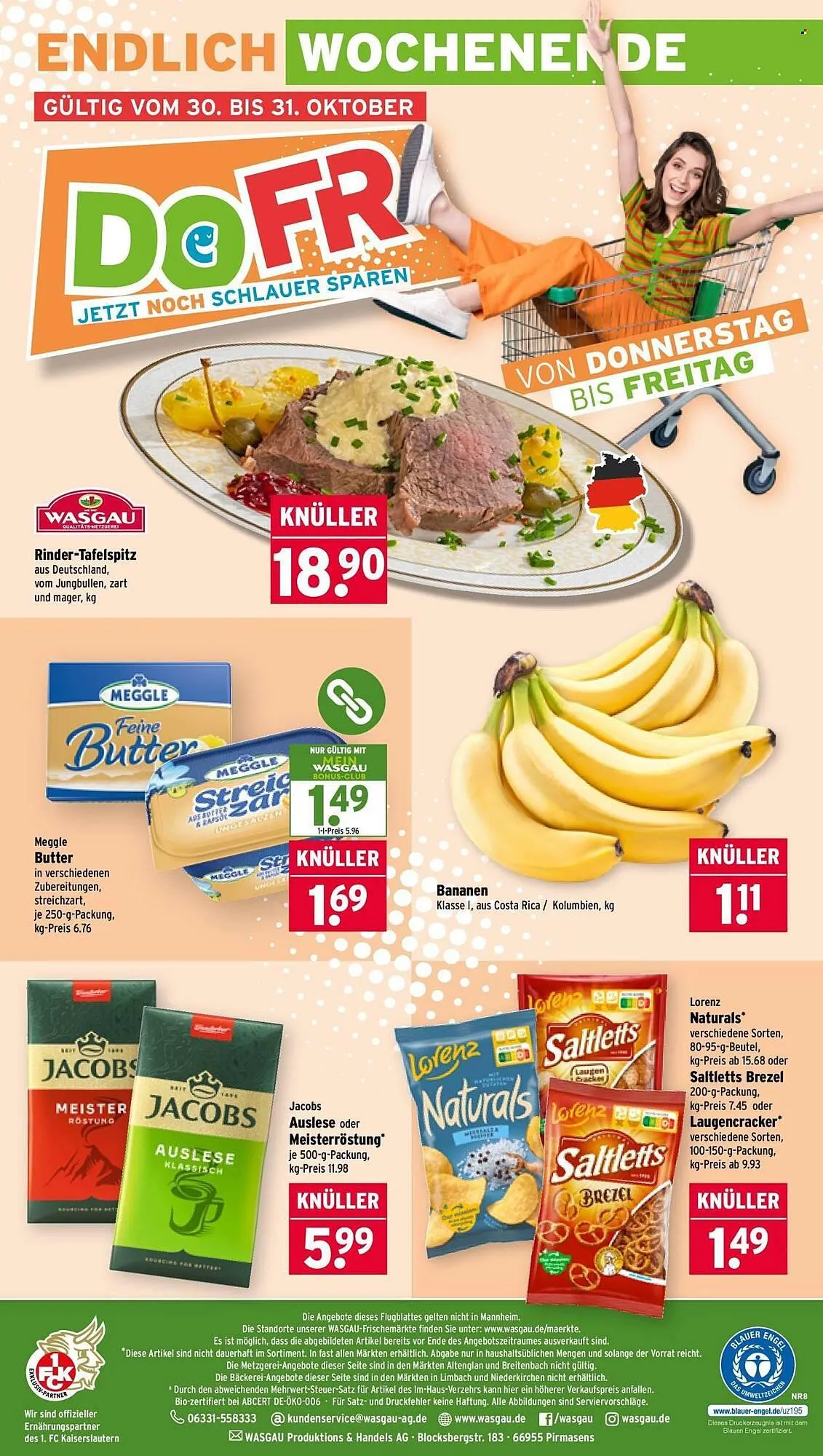 Wasgau Prospekt von 27. Oktober bis 3. November 2025 - Prospekt seite 28