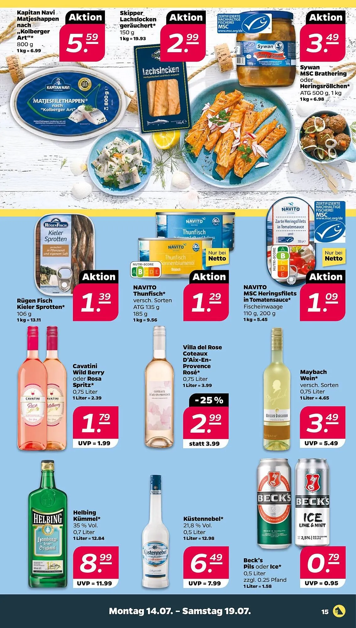 NETTO Prospekt von 14. Juli bis 19. Juli 2025 - Prospekt seite 17