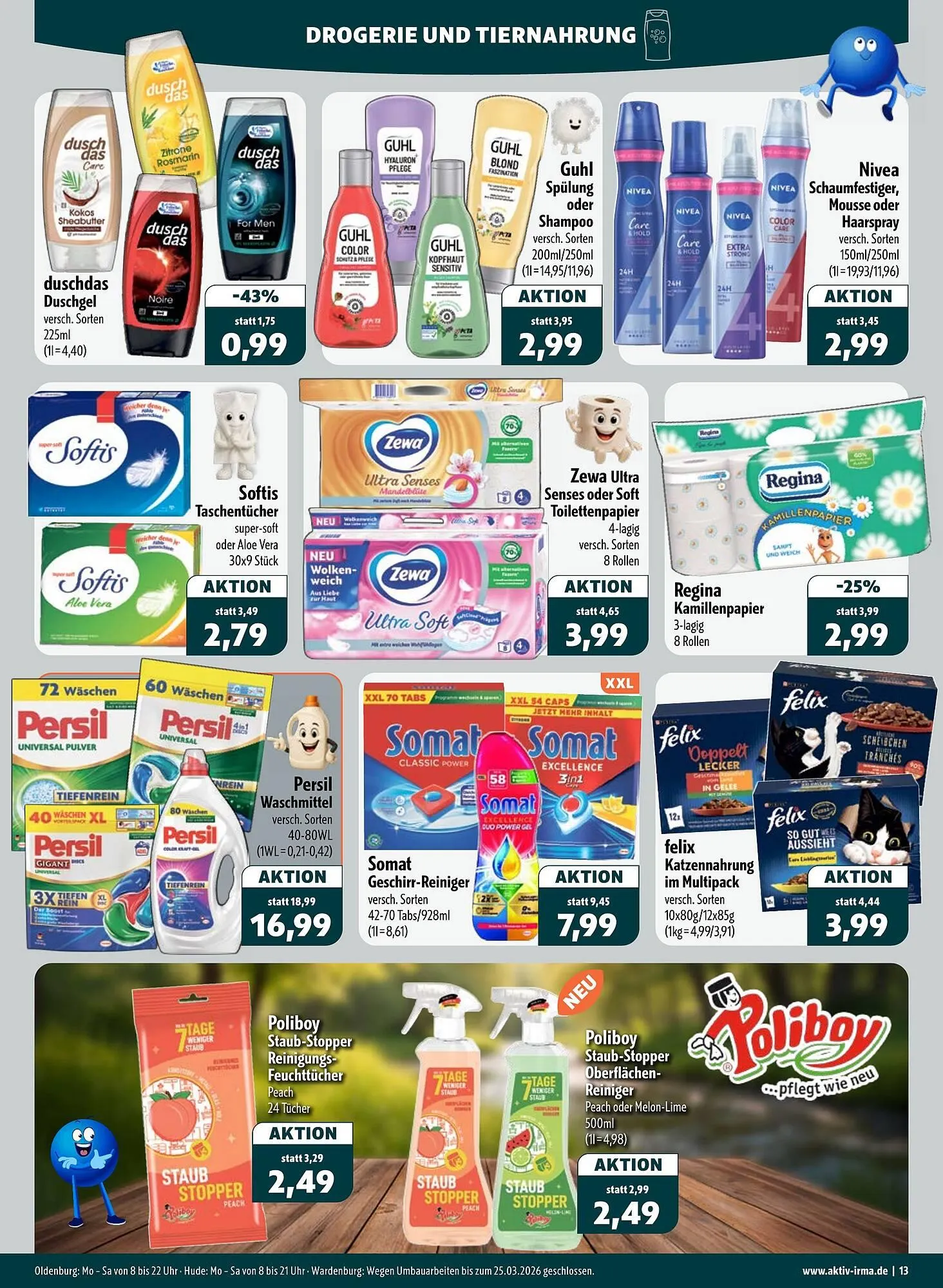 Aktiv Irma Prospekt von 16. März bis 21. März 2026 - Prospekt seite 13