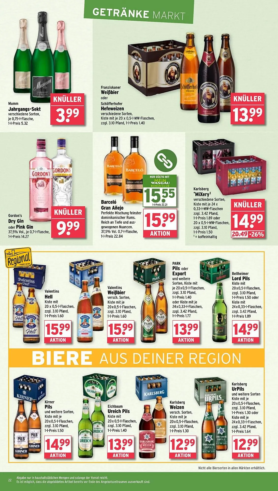 Wasgau Prospekt von 31. März bis 5. April 2025 - Prospekt seite 22